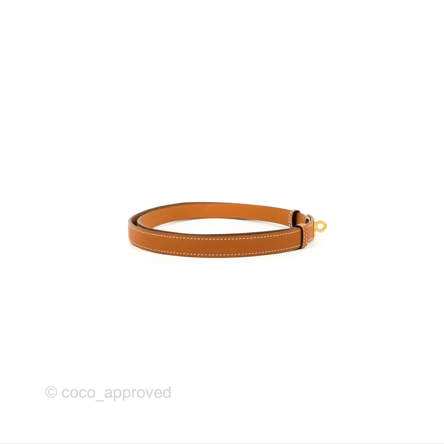 Hermès Kelly Buckle Belt Gold Epsom Gold Hardware