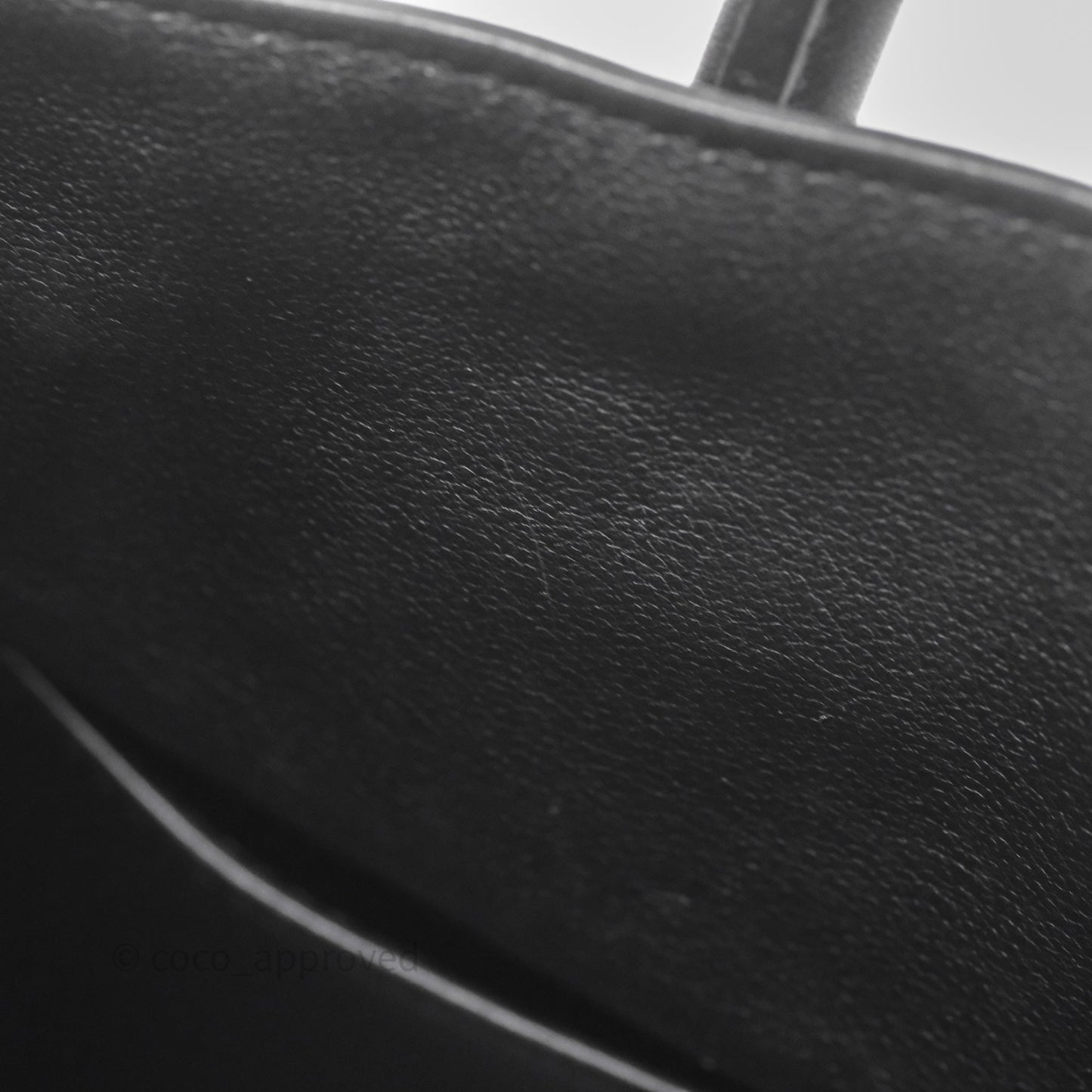 Hermès Birkin 30 Noir 89 Evergrain Palladium Hardware