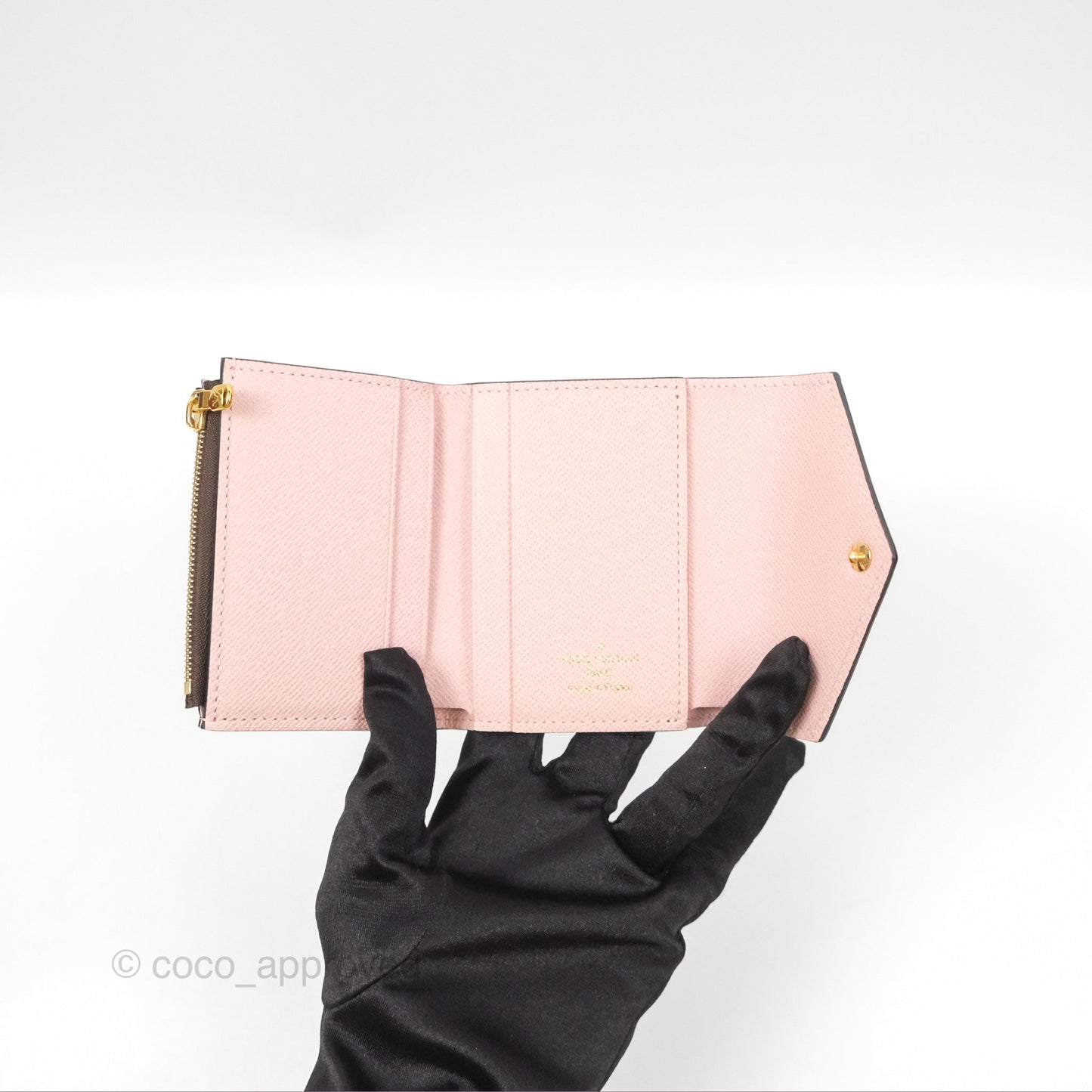 Louis Vuitton Victorine Wallet Monogram Canvas Rose Ballerina