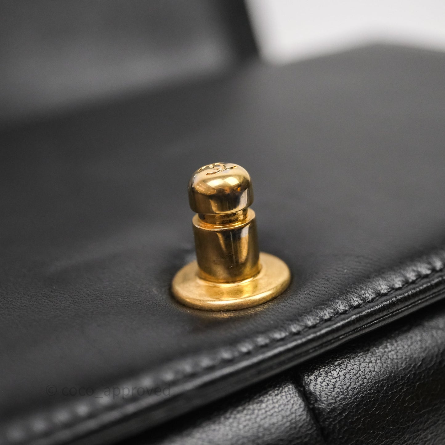 Chanel Medium Boy Quilted Black Lambskin Aged Gold Hardware