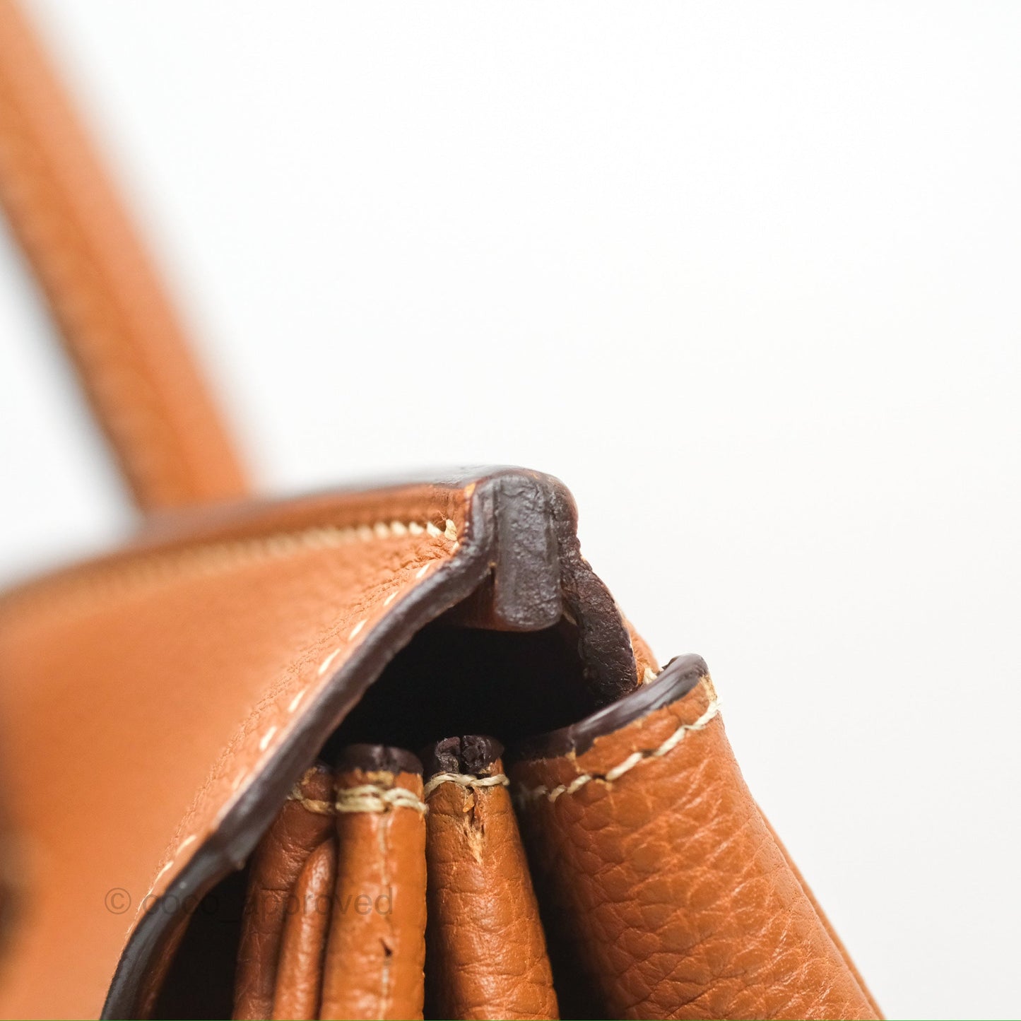 Hermès Birkin 30 Retourne Gold Clemence Palladium Hardware