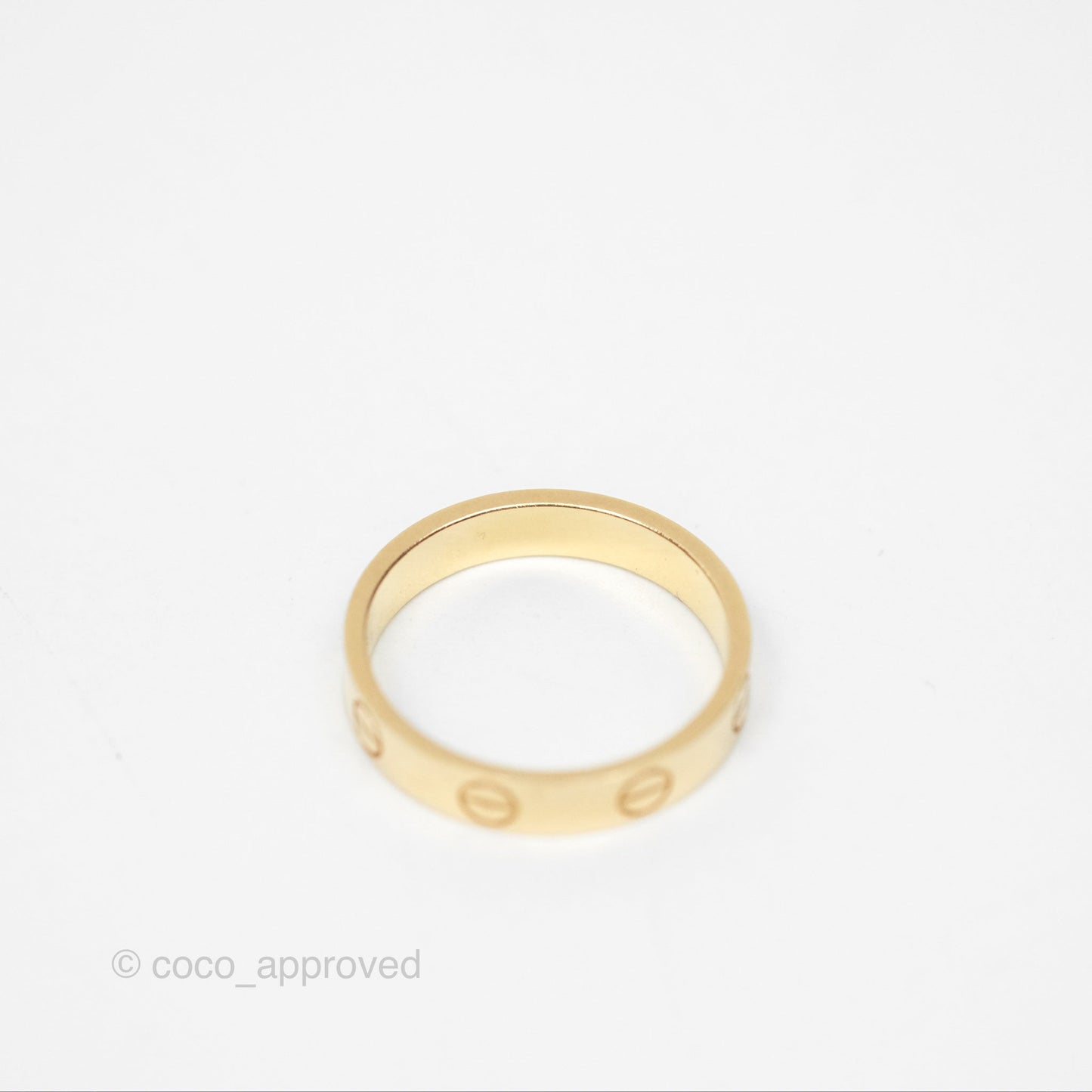 Cartier Love Band Ring Yellow Gold