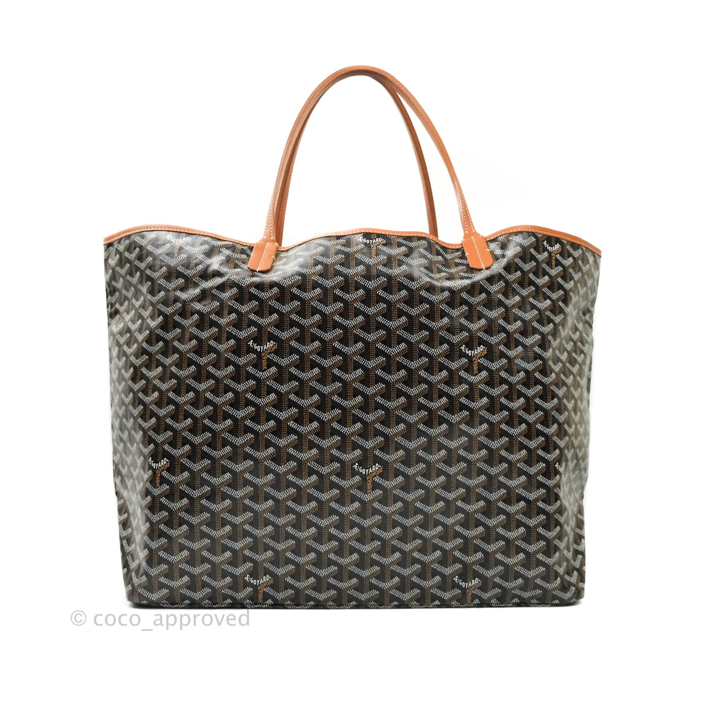 Goyard St. Louis GM Black/Tan