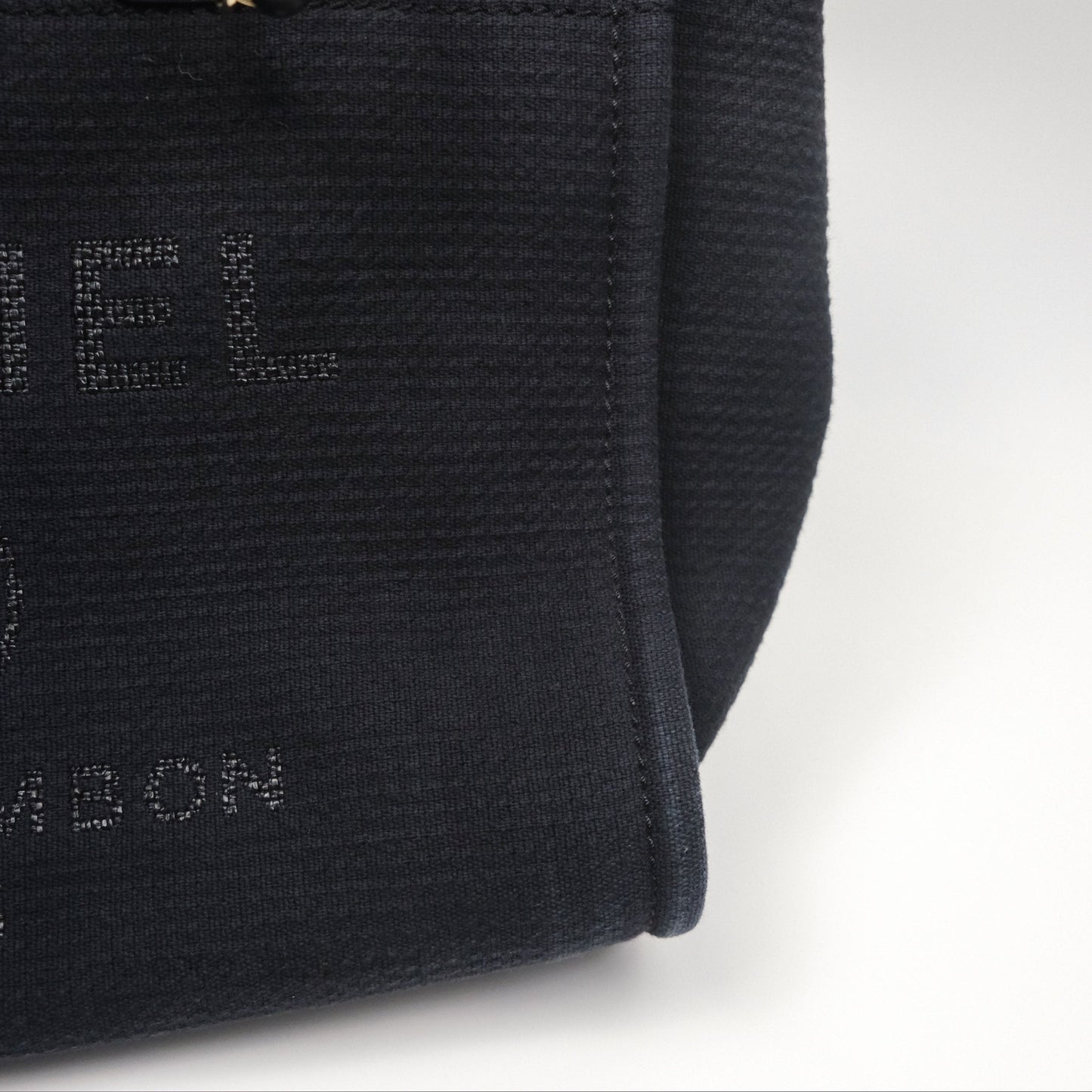 Chanel New Small Deauville Navy Canvas