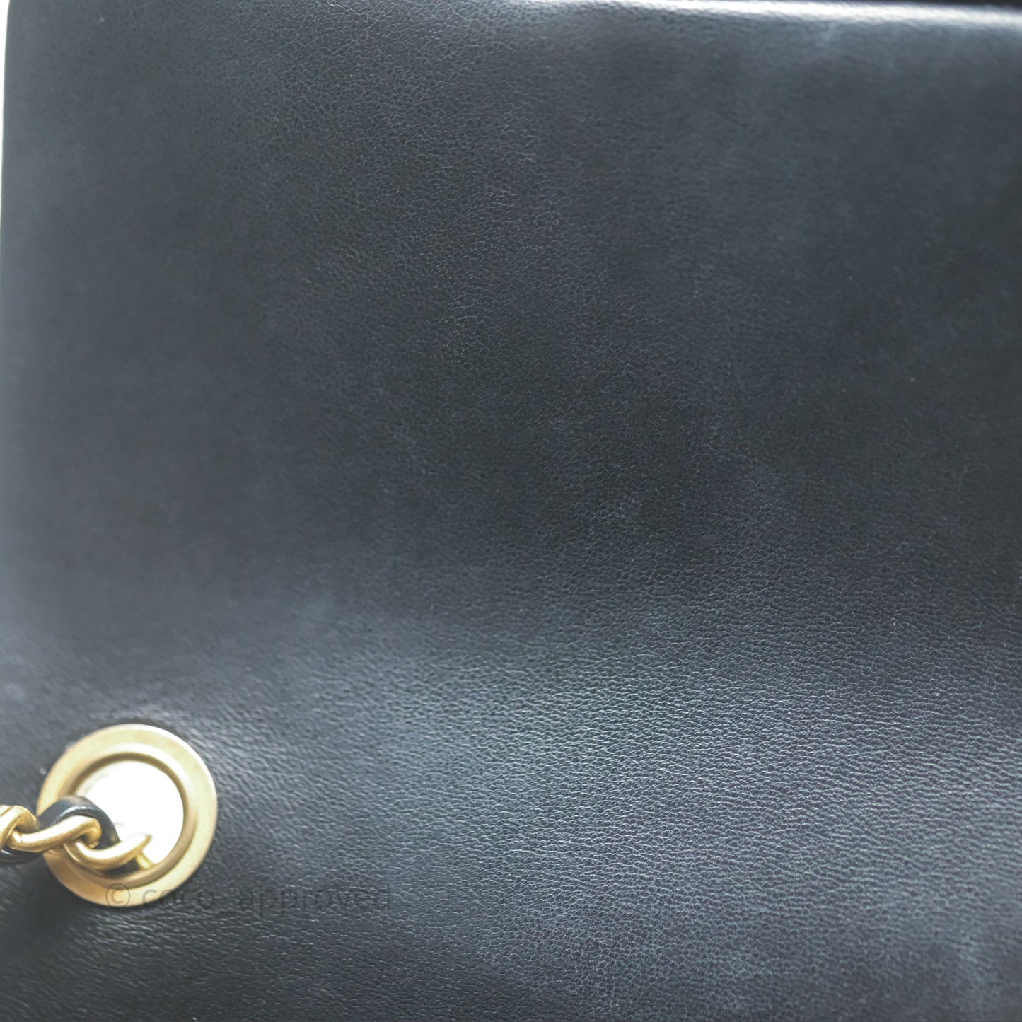Chanel Pearl Crush Mini Square Quilted Black Lambskin Aged Gold Hardware