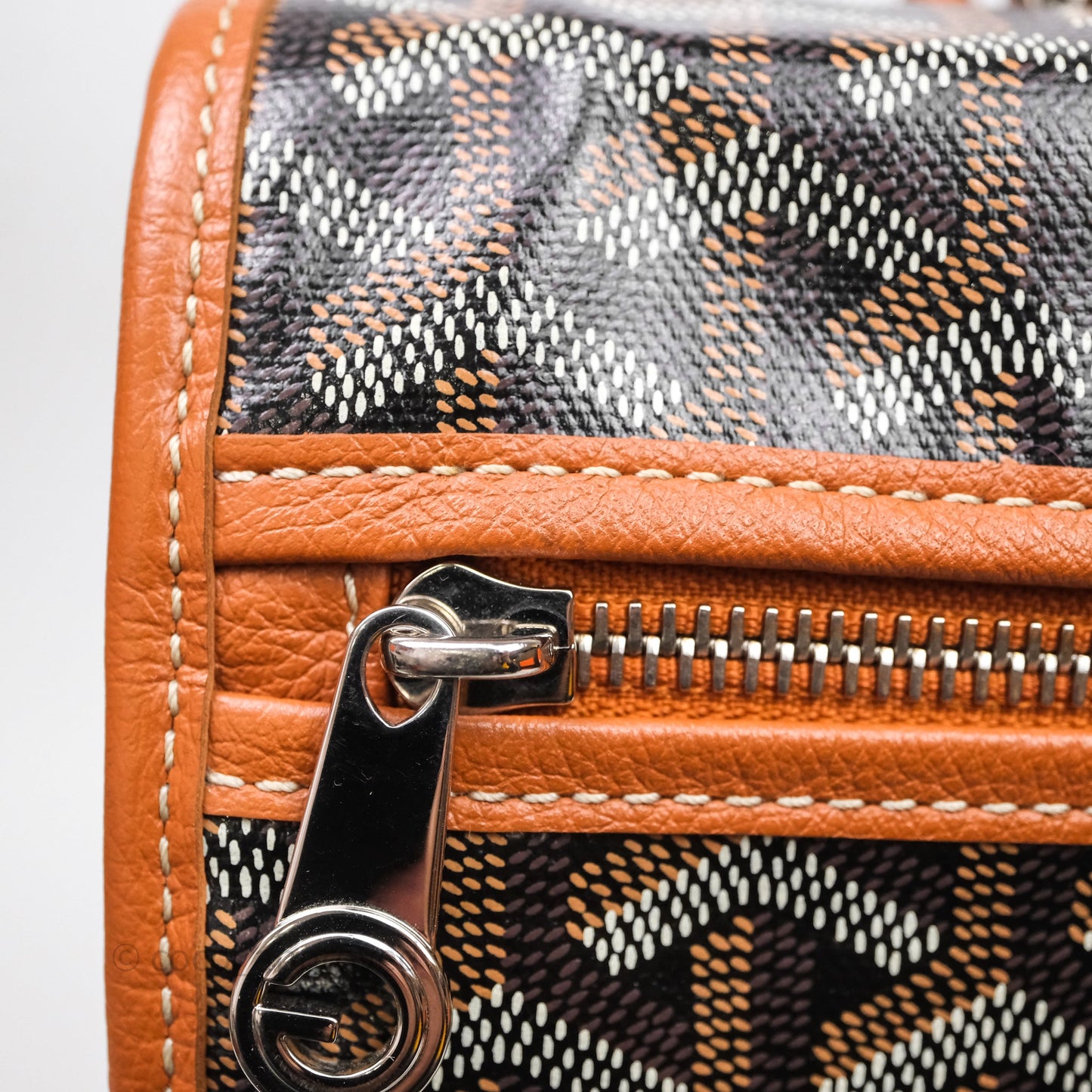 Goyard Saint Léger Backpack Black/ Tan