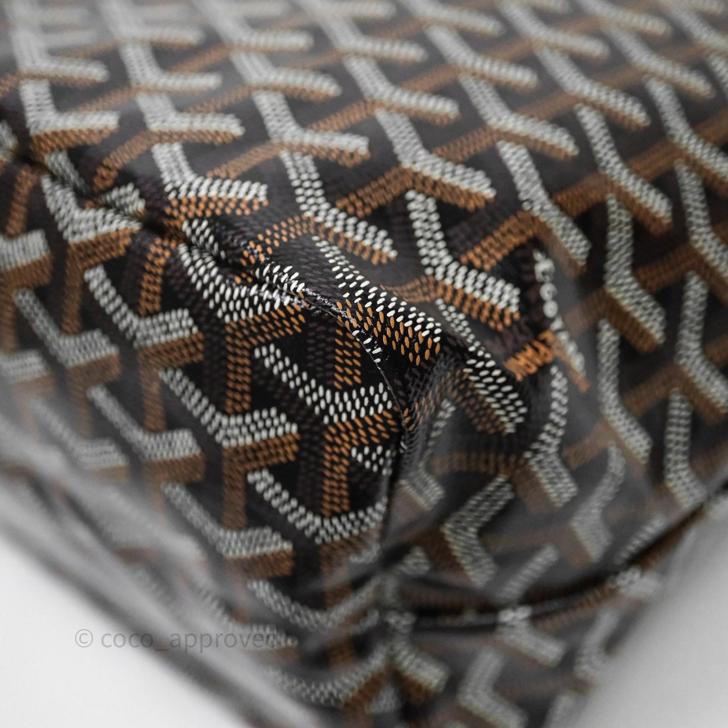 Goyard Bohème Hobo Bag Black/Tan Goyardine Canvas