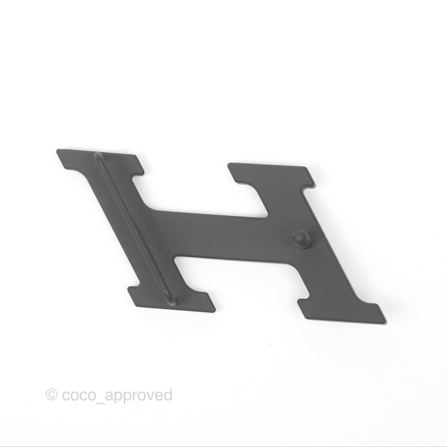 Hermès H Speed Belt Buckle & Reversible Leather Strap Black Silver Hardware 32mm