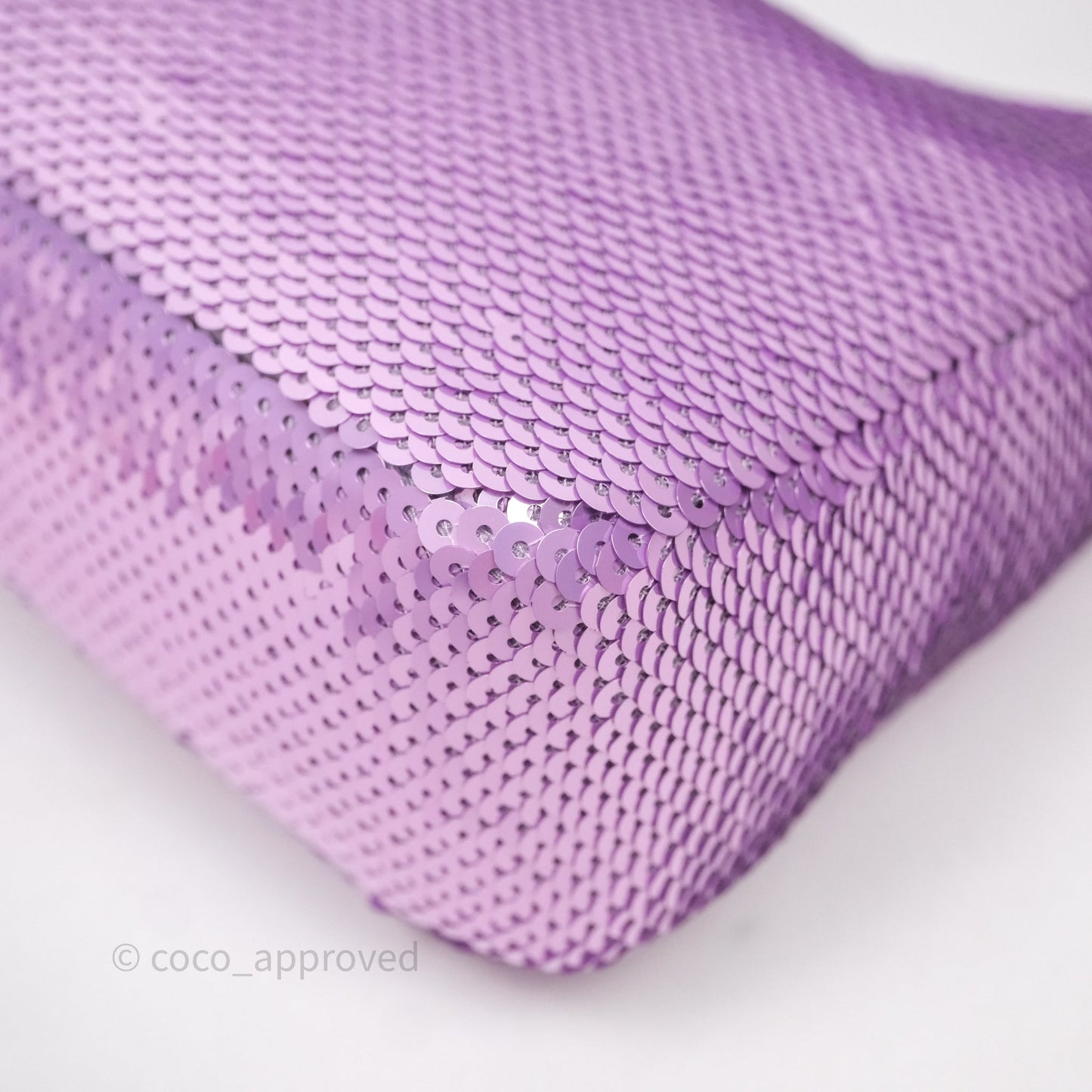Prada Re-Edition 2000 Nylon Mini Hobo Bag Purple Sequin
