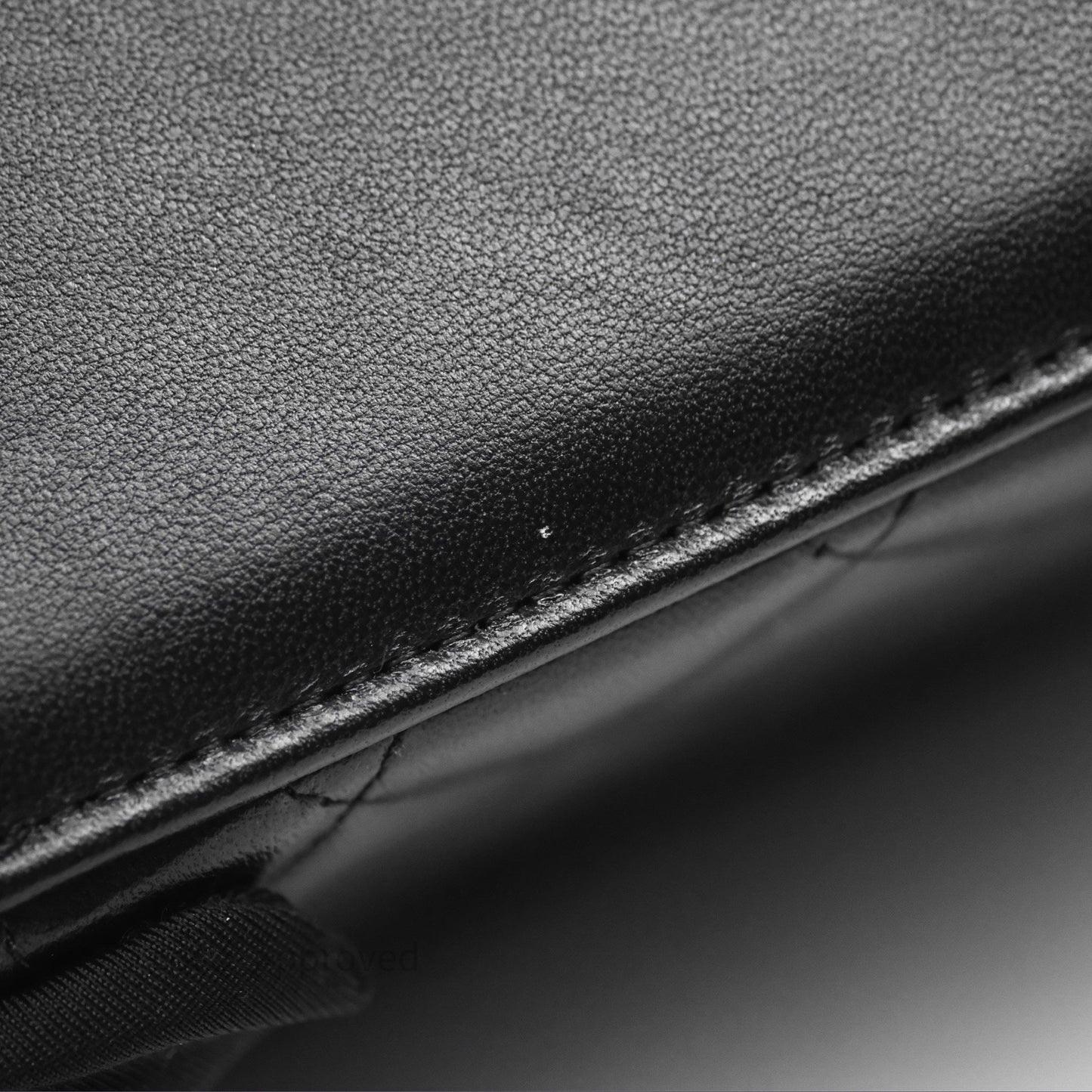Chanel Vanity Rectangular Top Handle Black Lambskin Aged Gold Hardware