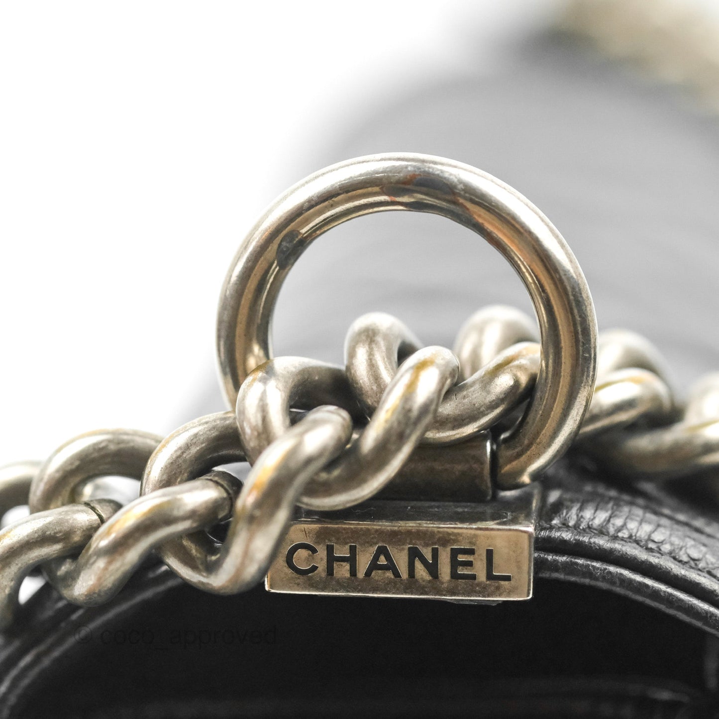 Chanel Quilted New Medium Boy Black Caviar Ruthenium Hardware