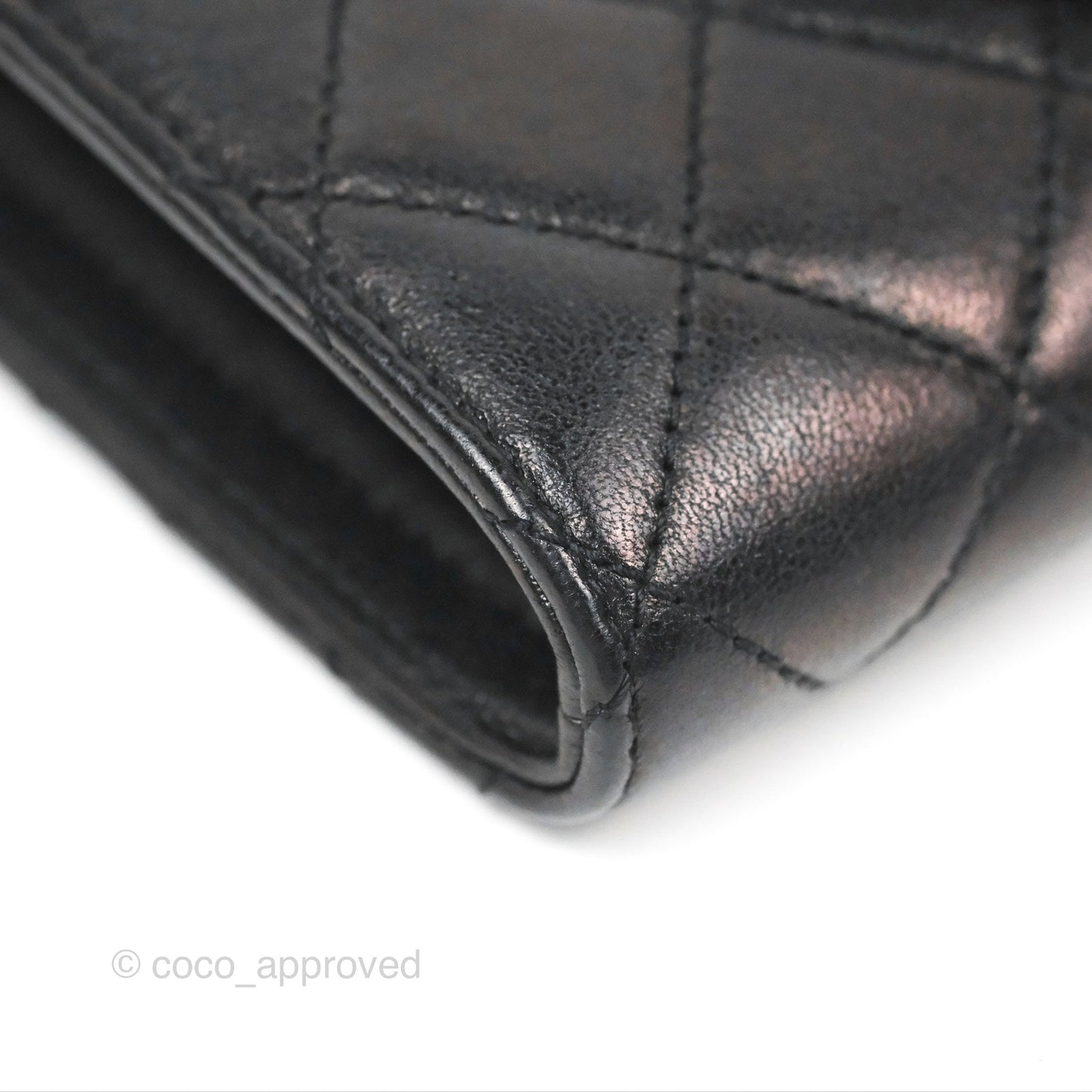 Chanel Coco Midnight Clutch Black Lambskin Gold Hardware