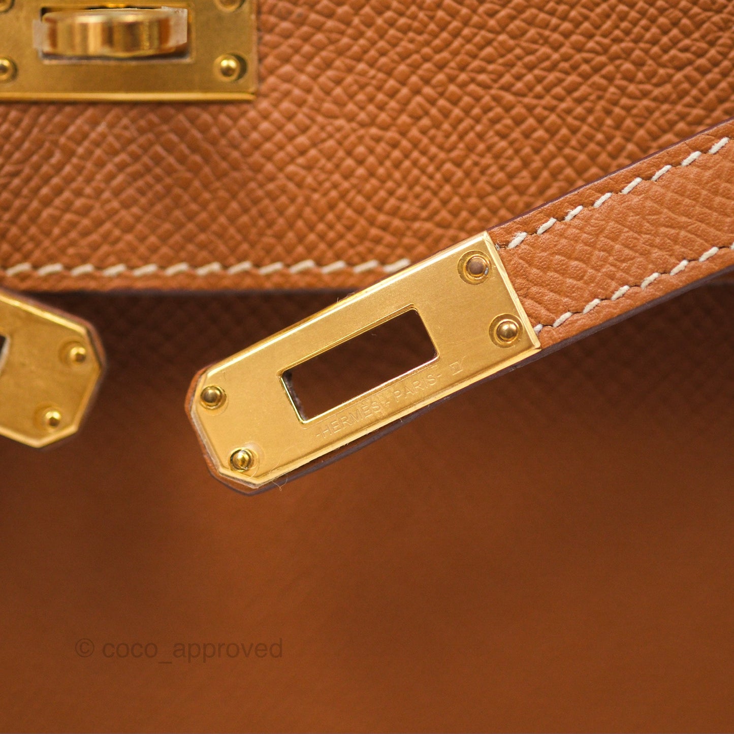 Hermès Kelly 25 Sellier Gold 37 Epsom Gold Hardware