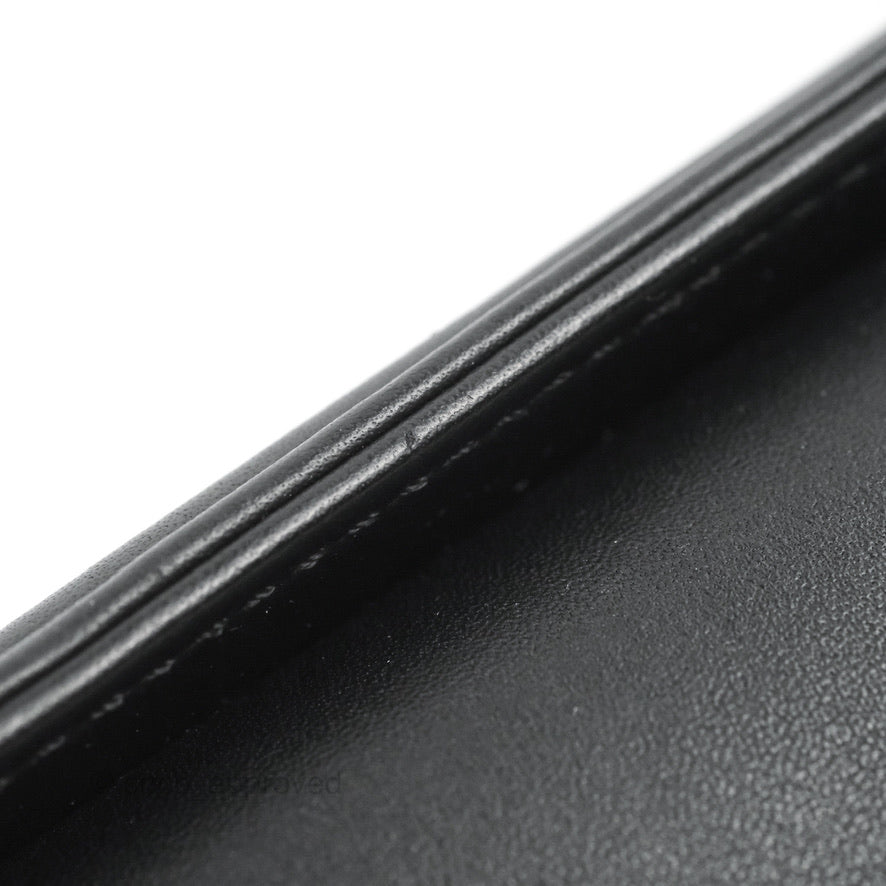 Chanel Quilted Medium Boy Black Calfskin Aged Gold Hardware
