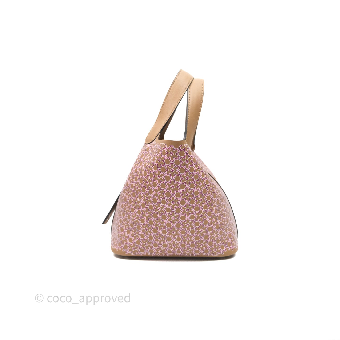 Hermès Picotin Lock 18 Lucky Daisy Chai 0M/ Rose 5T Swift Palladium Hardware