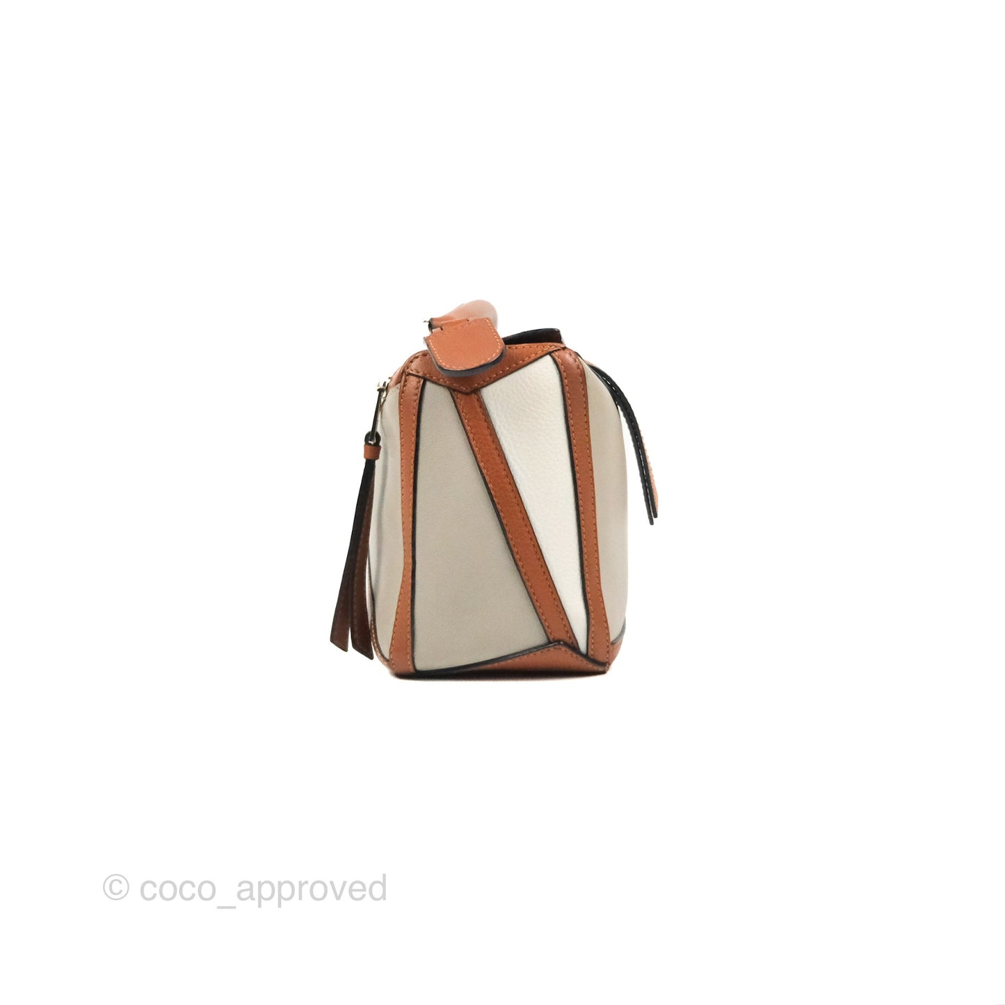 Loewe Small Graphic Puzzle Bag Ghost Soft White Calfskin