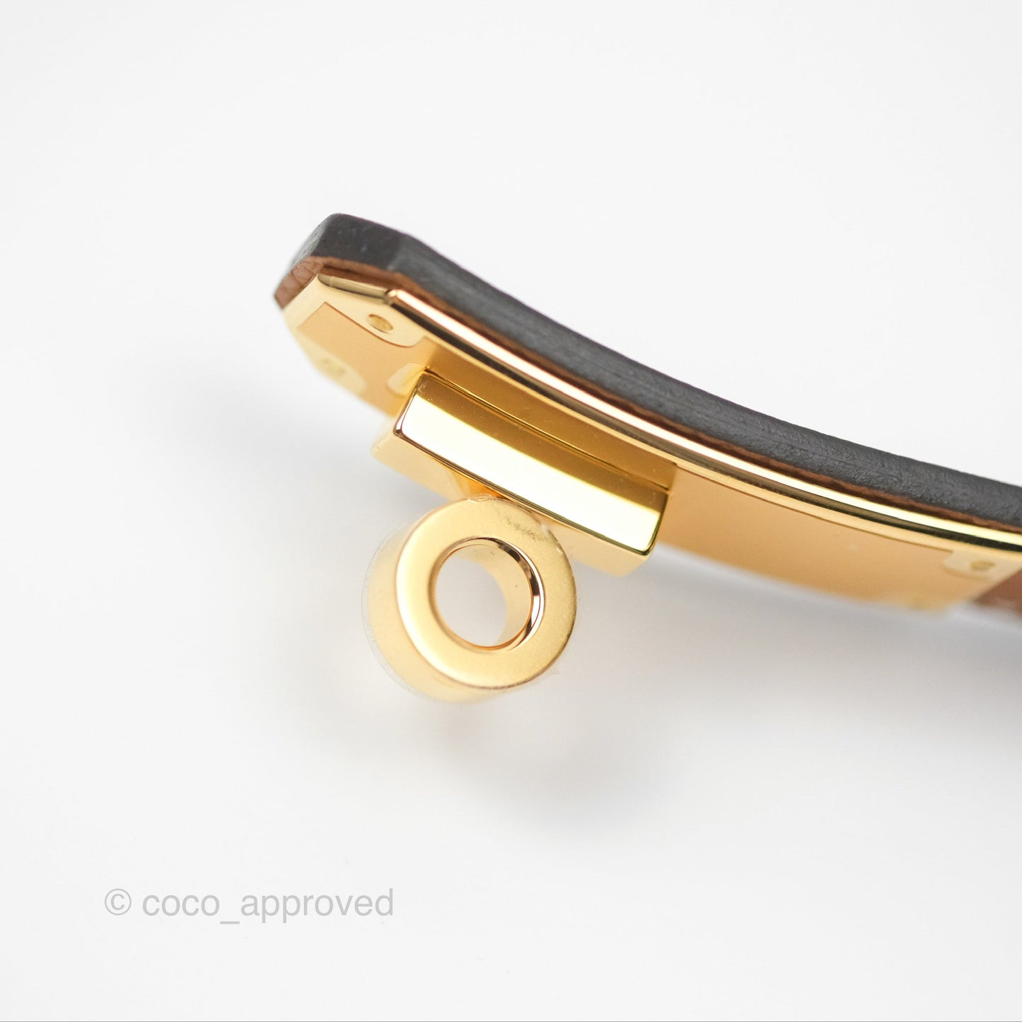Hermès Kelly Buckle Belt Gold Epsom Gold Hardware