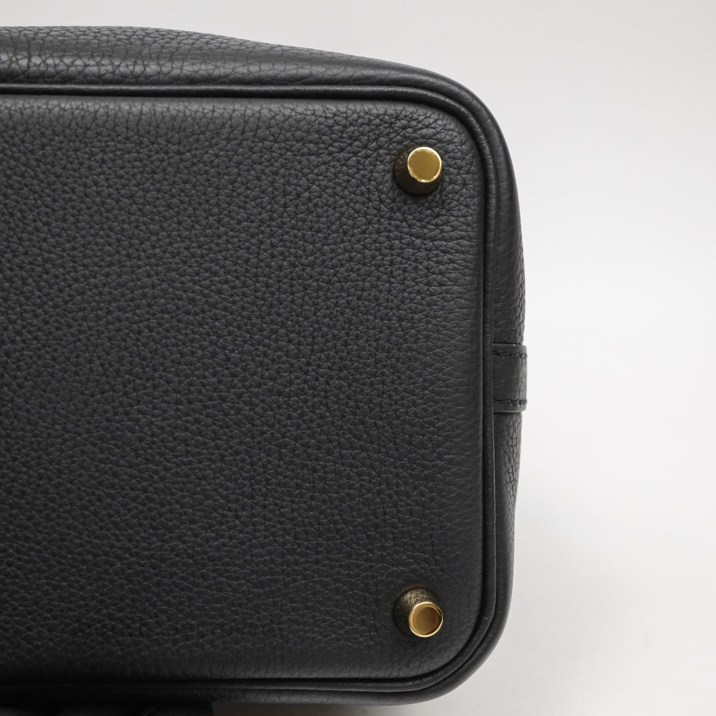 Hermès Picotin Lock 18 Noir Black 89 Clemence Gold Hardware