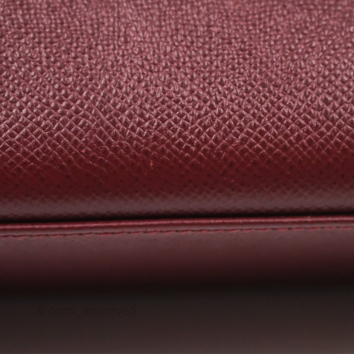 Hermès Sellier Kelly 25 Rouge H Epsom Gold Hardware