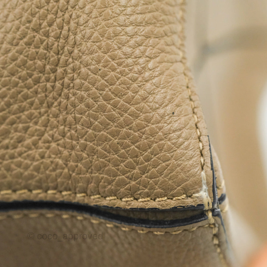 Loewe Mini Puzzle Bag Sand Mink Calfskin Gold Hardware