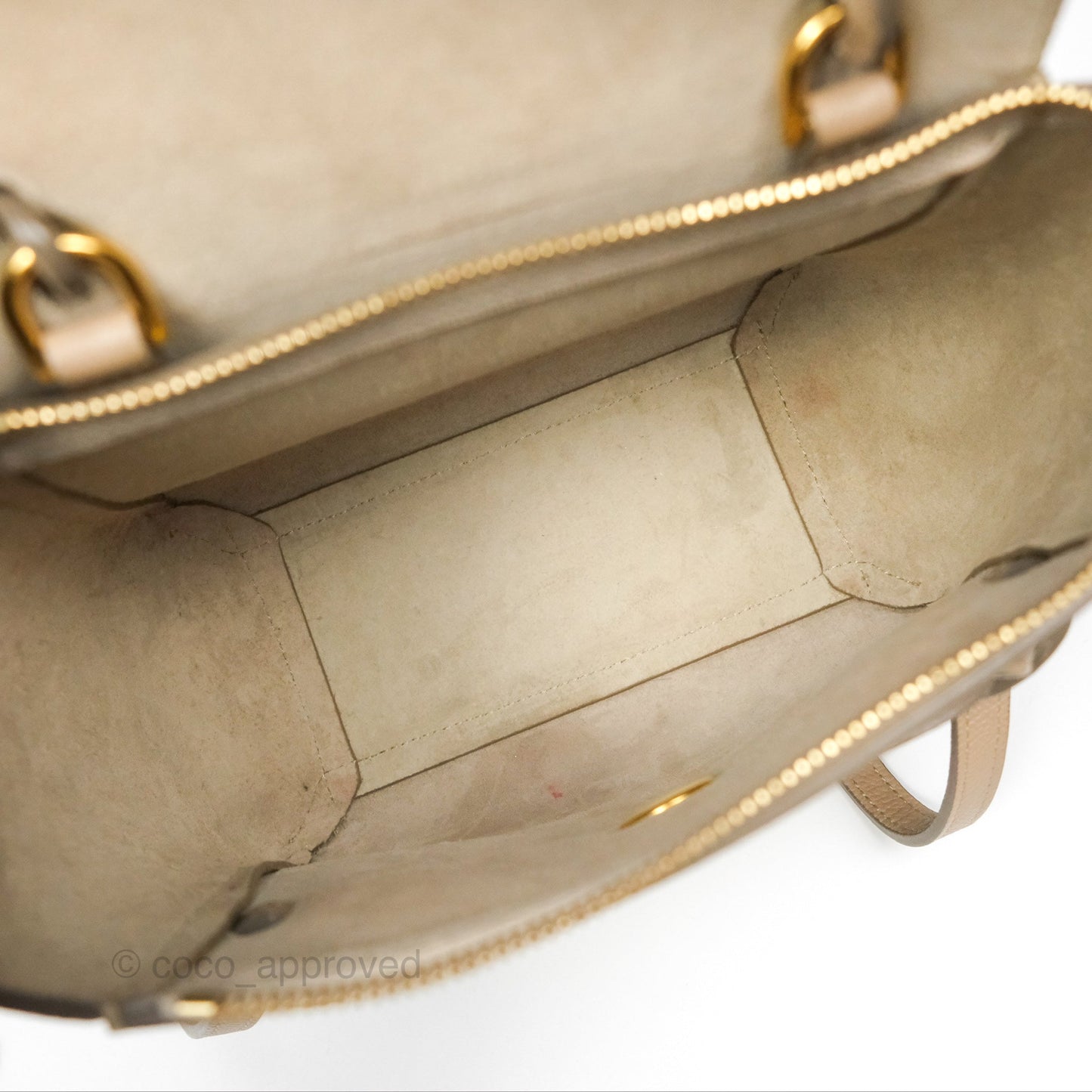 Celine Nano Belt Bag Light Taupe Grained Calfskin Gold Hardware
