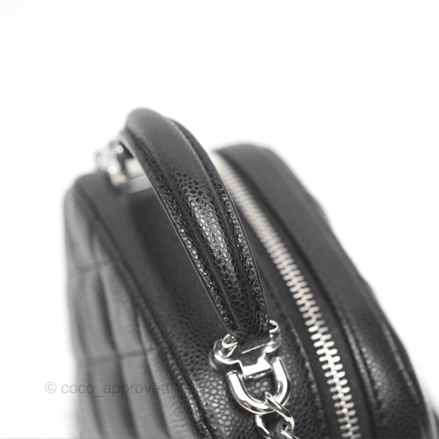 Chanel Classic Mini Backpack Black Caviar Silver Hardware