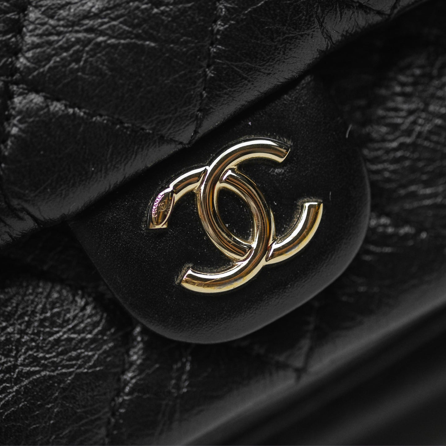 Chanel Quilted Small Duma Drawstring Backpack Black Calfskin Gold Hardware