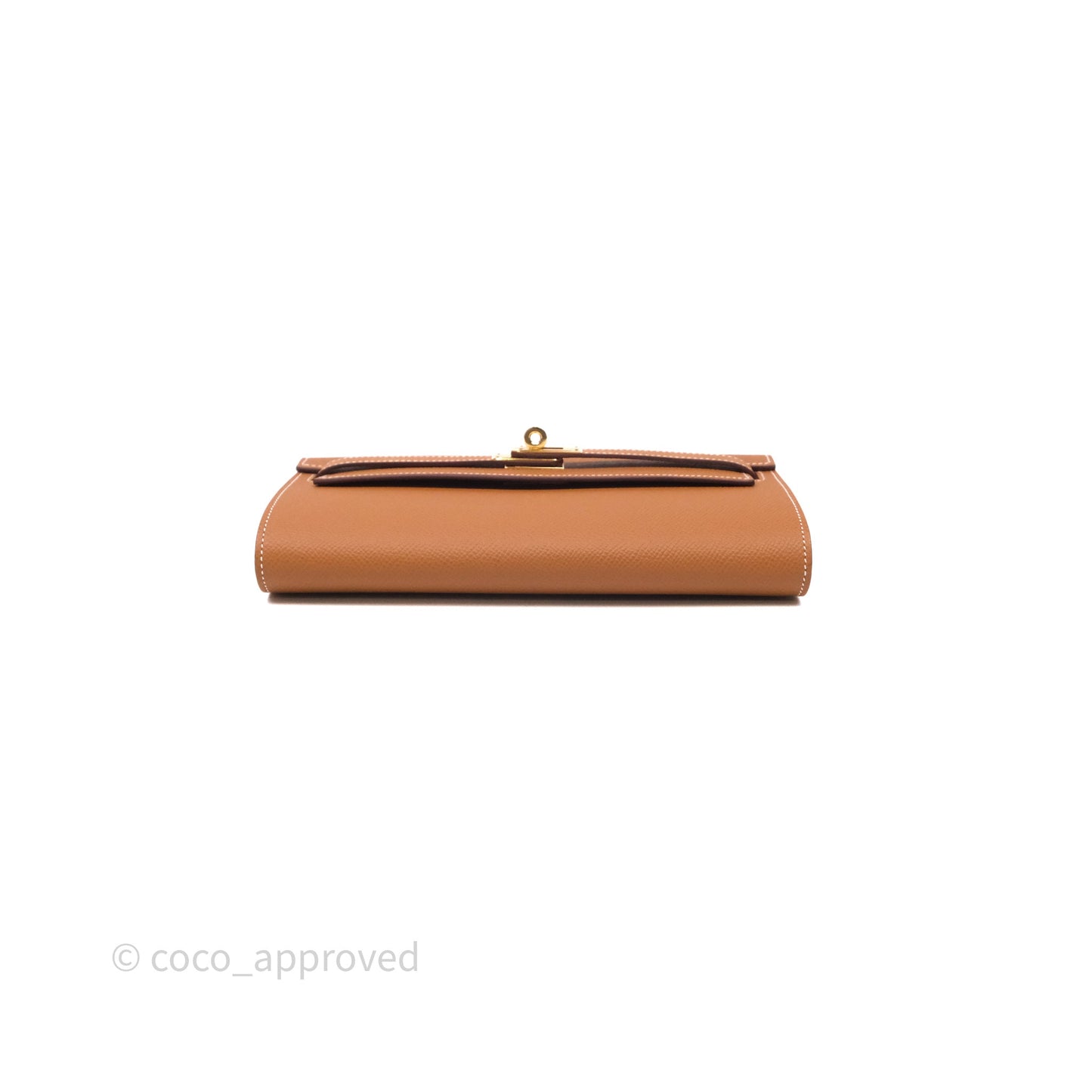Hermès Kelly To Go Wallet Gold 37 Epsom Gold Hardware