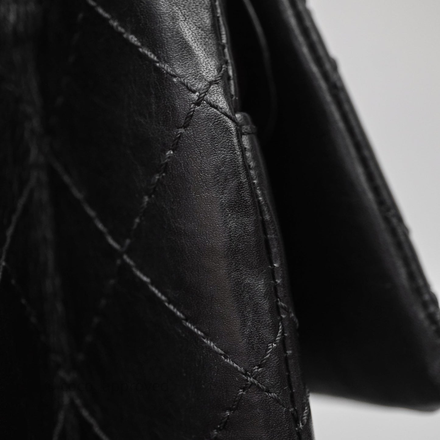 Chanel Quilted Reissue 226 Aged Calfskin Black Aged Gold Hardware