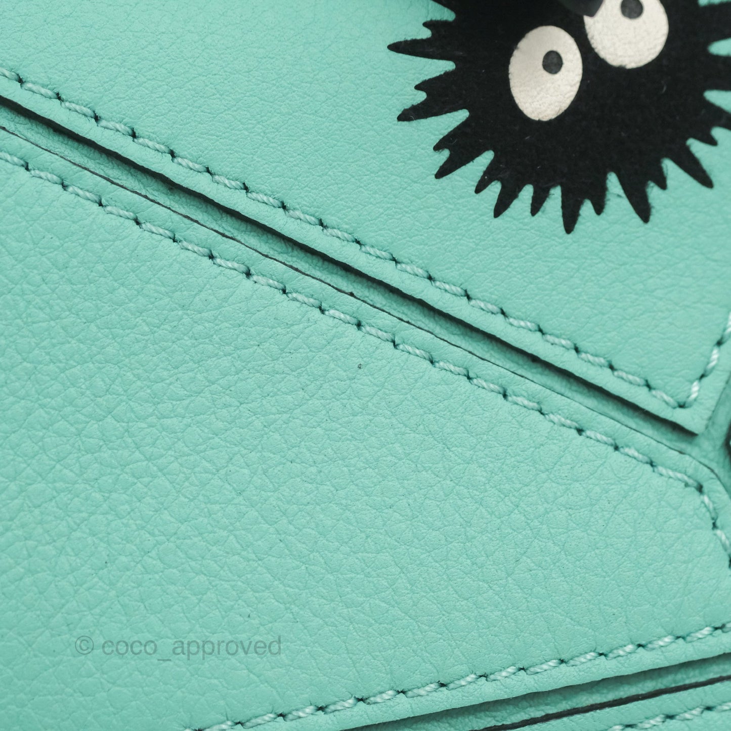Loewe x Spirited Away Mini Puzzle Mint Calfskin