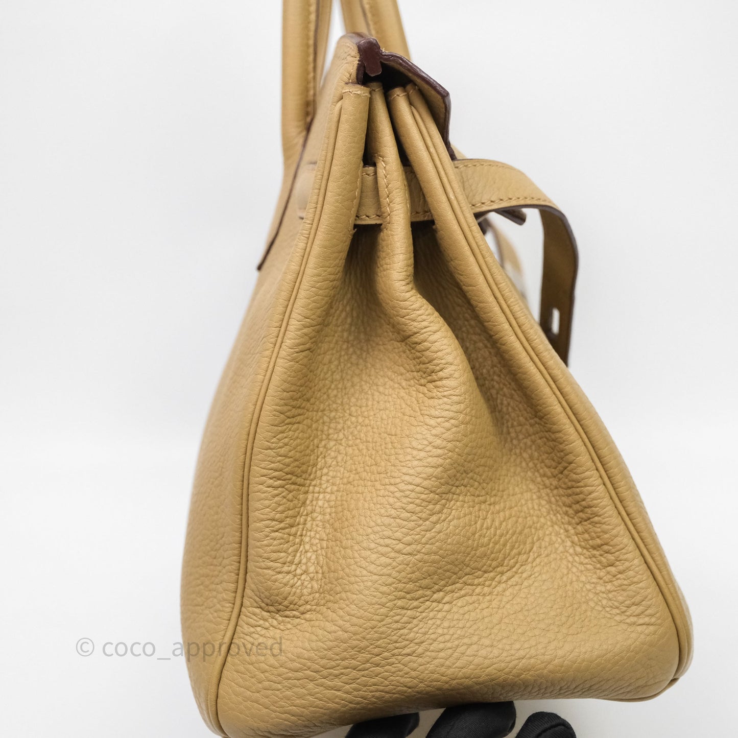 Hermès Birkin 30 Tabac-Camel 24 Togo Palladium Hardware