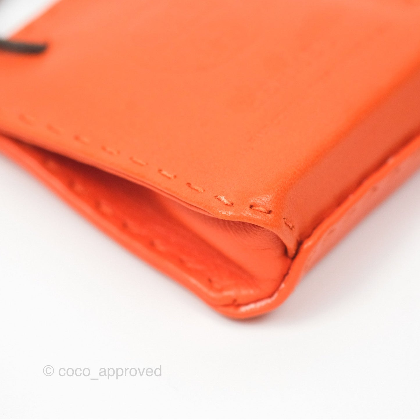 Hermès Orange Shopping Bag Charm