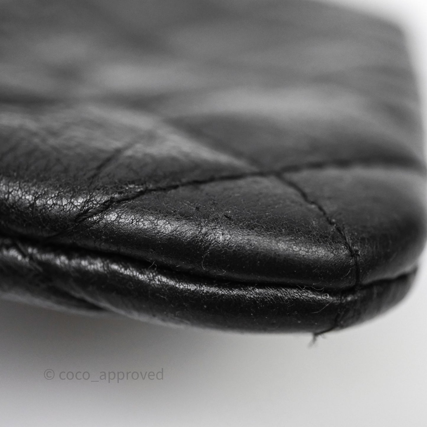 Chanel Quilted Mini O Case So Black Calfskin