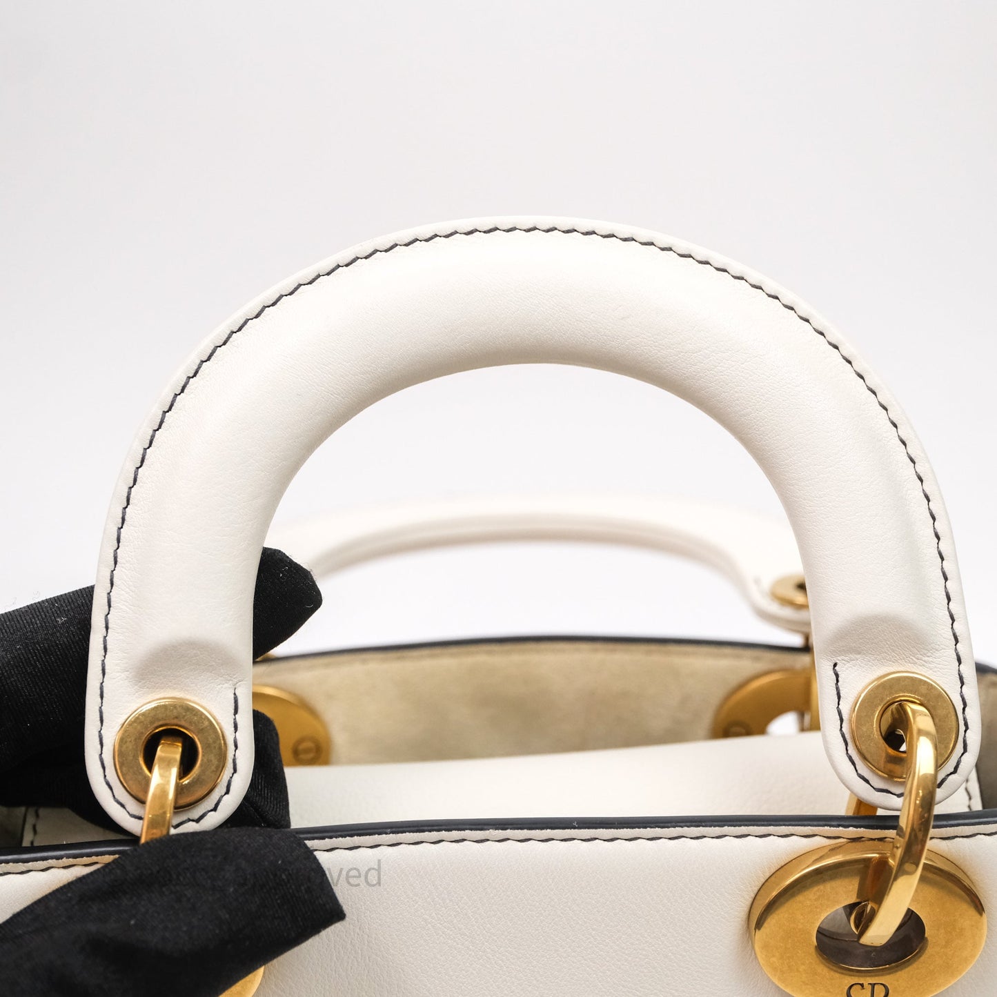 Christian Dior Mini Lady Dior Niki De Saint Phalle Calfskin White