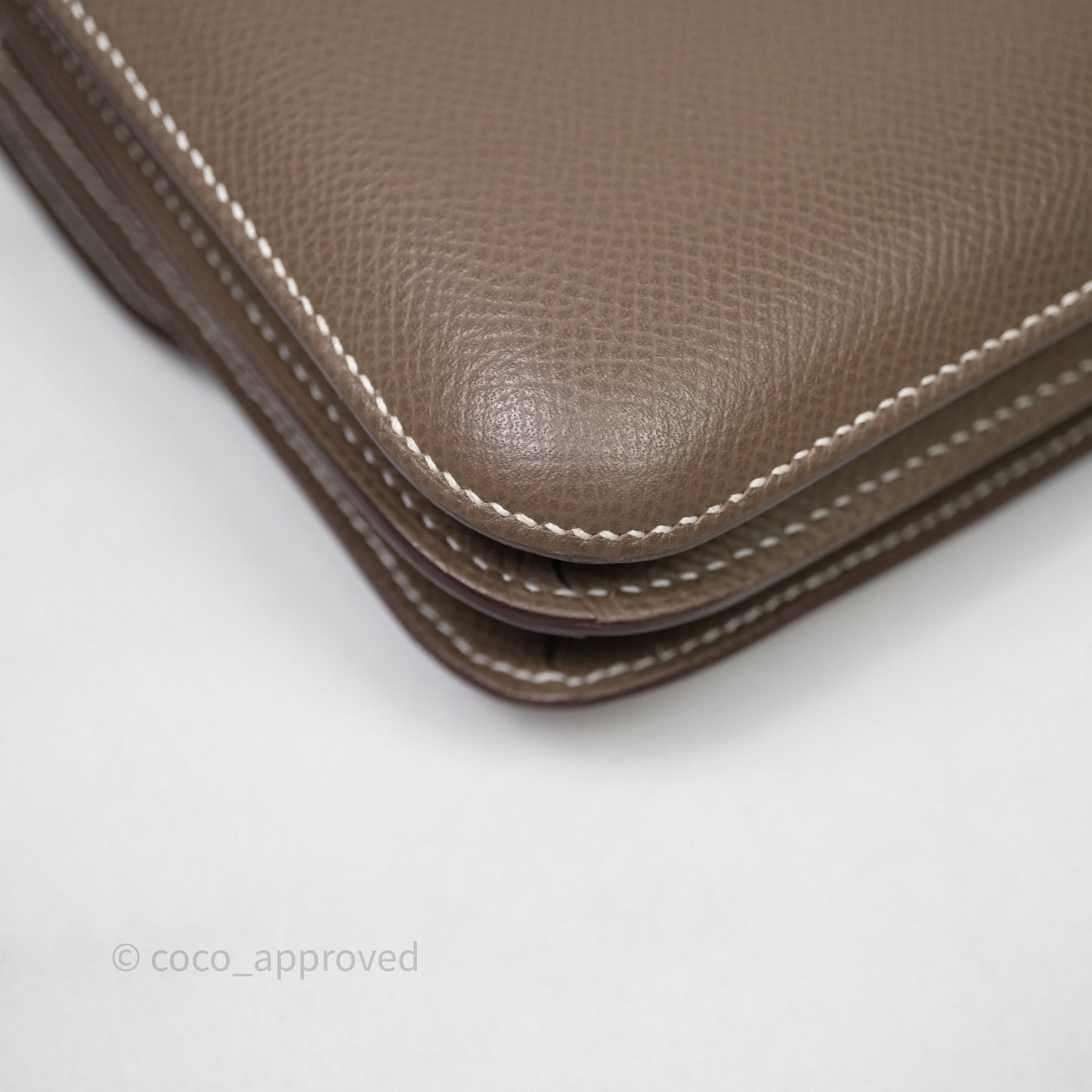 Hermès Constance Mini 18cm Etoupe Epsom Gold Hardware