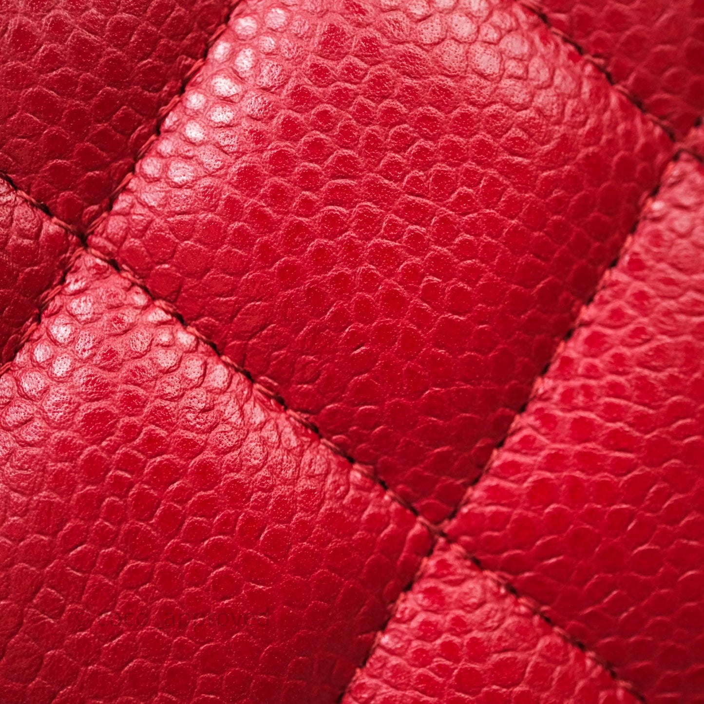 Chanel Jumbo Double Flap Red Caviar Silver Hardware⁣⁣