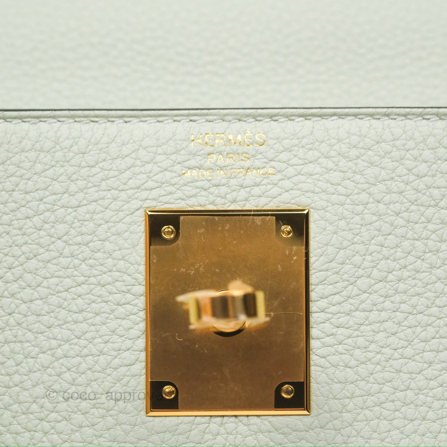 Hermès Kelly II 28 Retourne Togo Gris Neve Gold Hardware