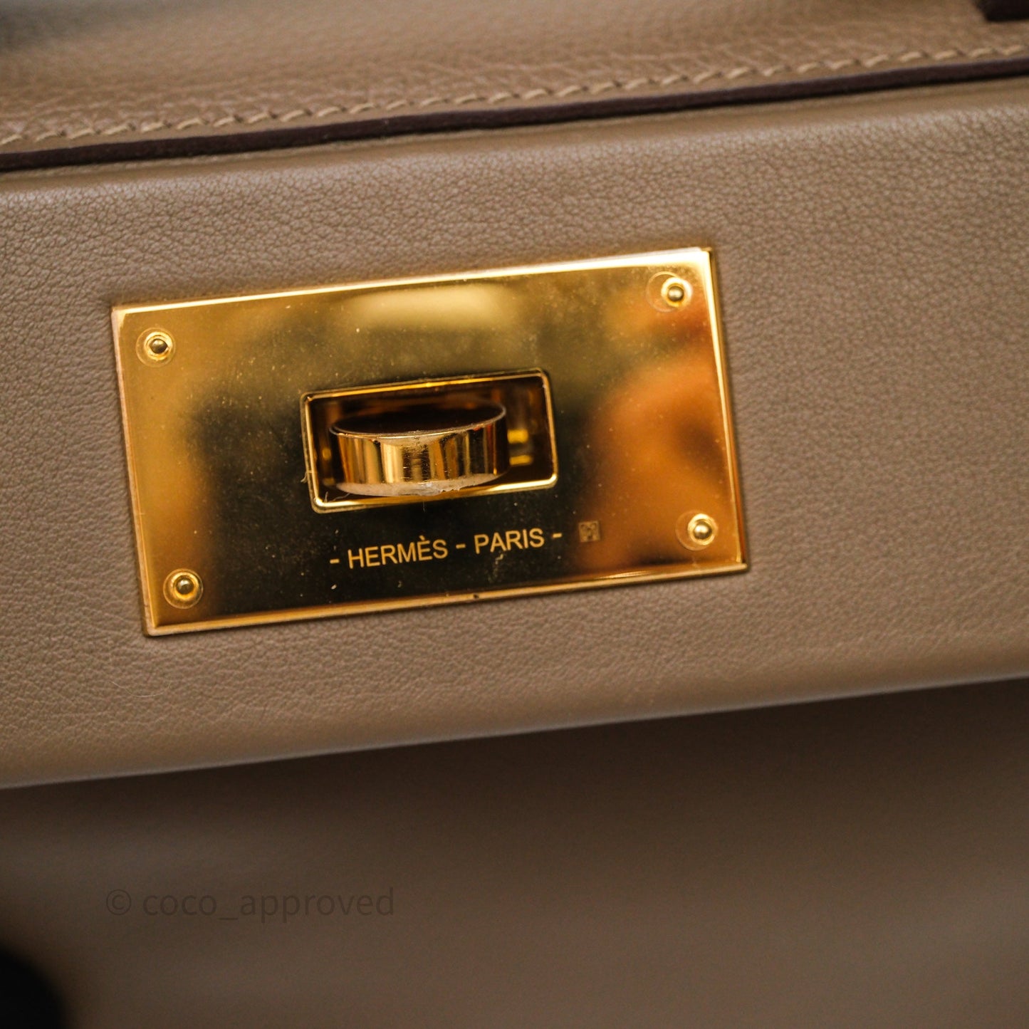 Hermès 24/24 21 Mini Etoupe 18 Evercolor/Swift Gold Hardware