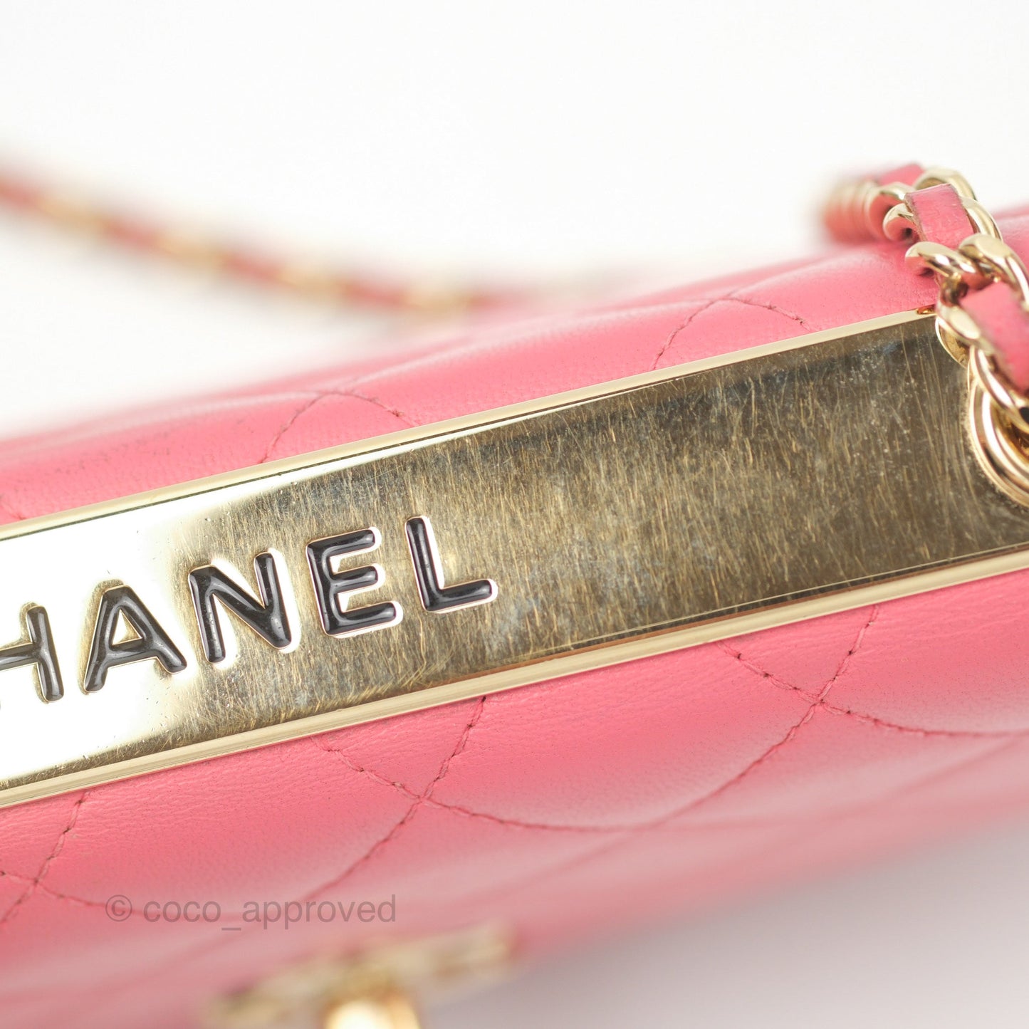 Chanel Trendy CC WOC Pink Lambskin Gold Hardware