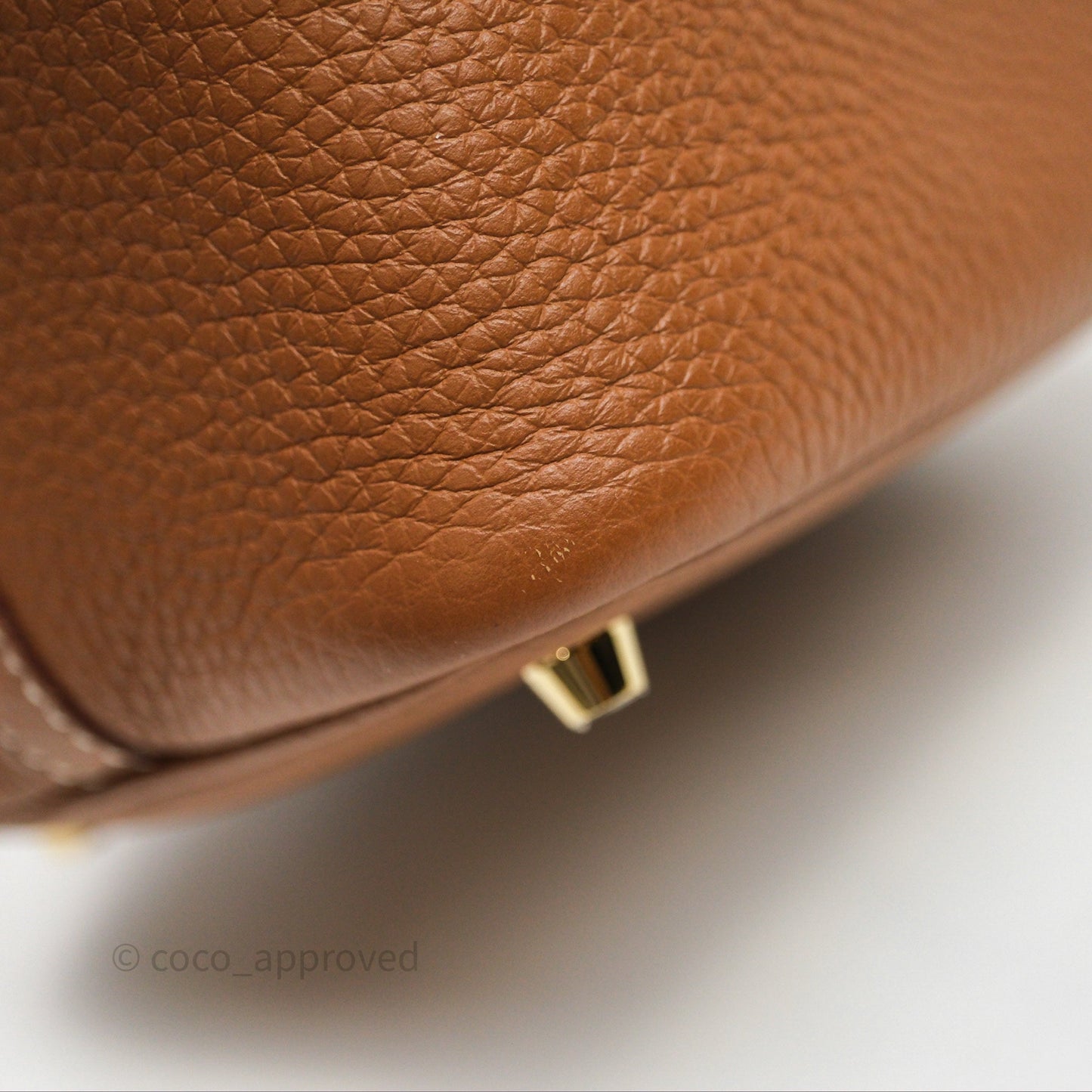 Hermès Picotin 18 Gold Clemence Gold Hardware