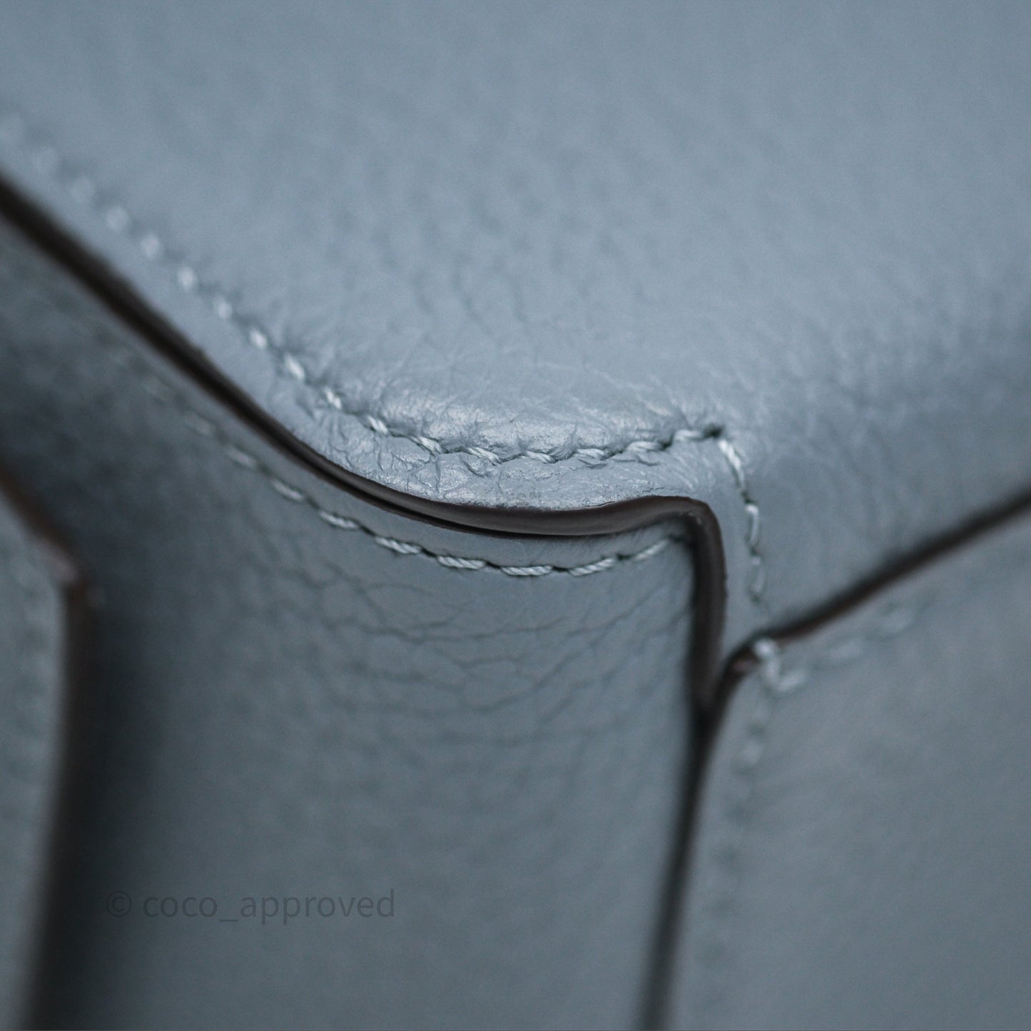 Delvaux Cool Box Nano Taurillon Soft Grained Calfskin Pacific Palladium Hardware