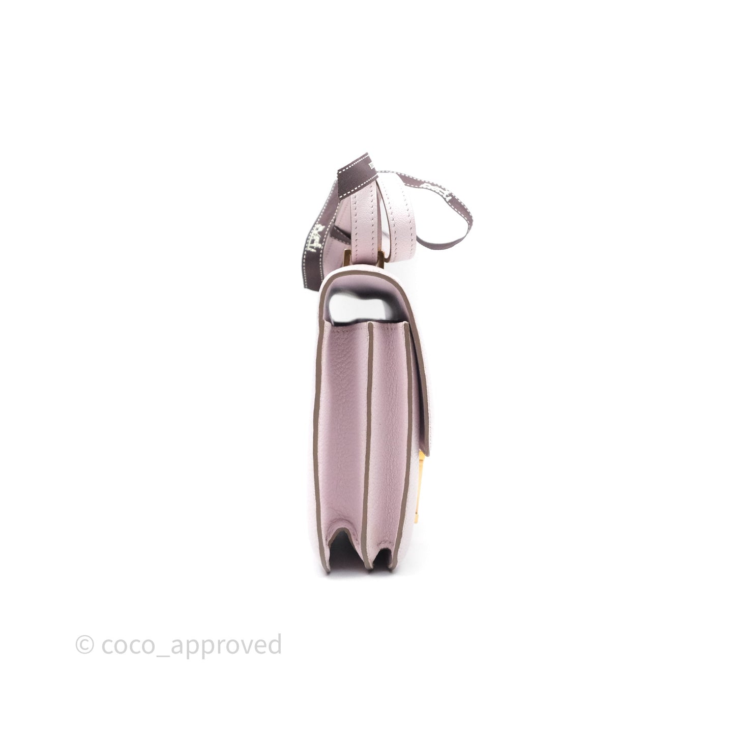 Hermès Constance Mini 18cm Mauve Pale Chevre Mysore Rose Gold Hardware