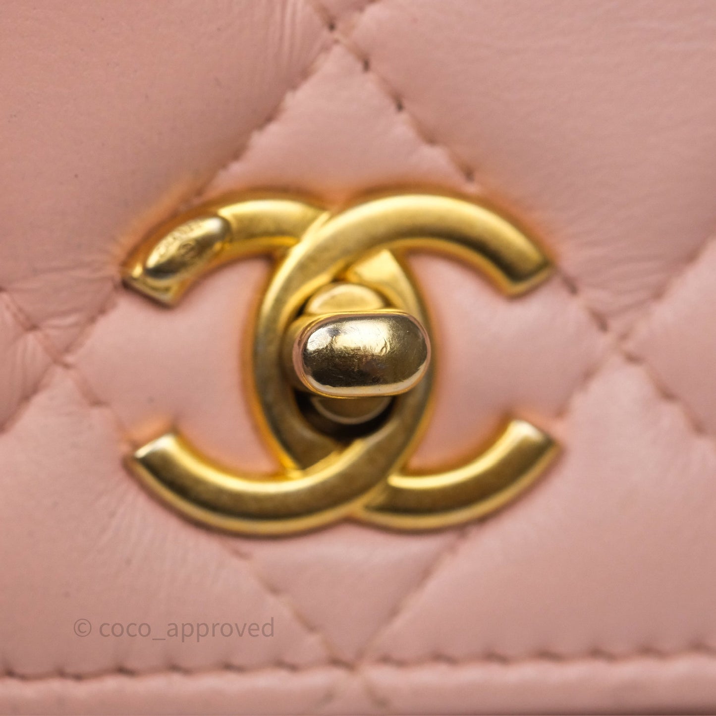 Chanel Camellia Crush Wallet on Chain WOC Pink Lambskin Aged Gold Hardware