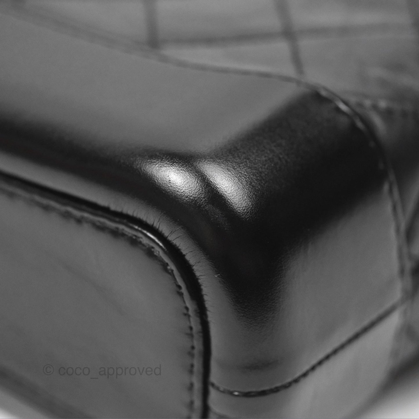 Chanel Small Gabrielle Hobo Quilted Black Aged Calfskin