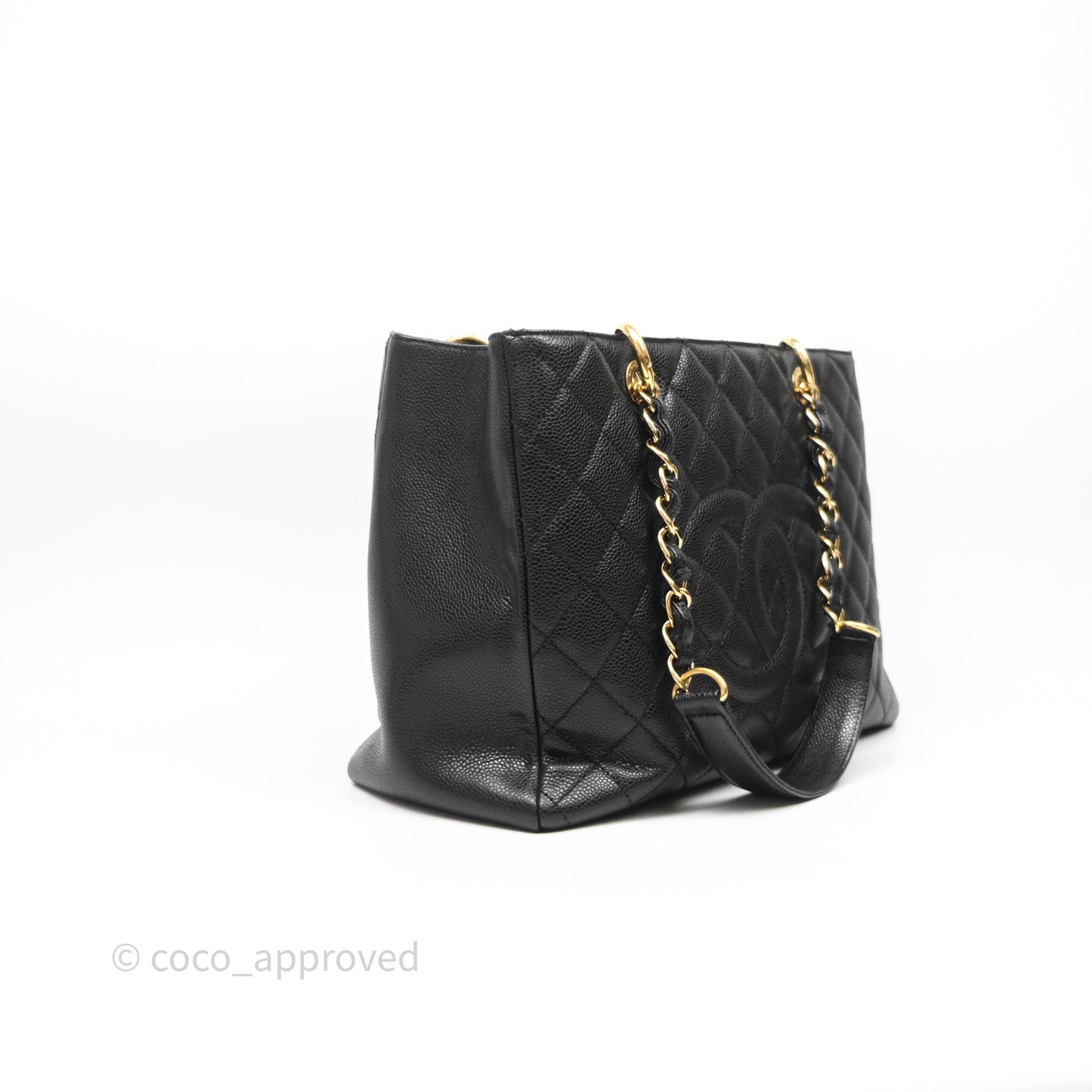 Chanel GST Black Caviar Gold Hardware
