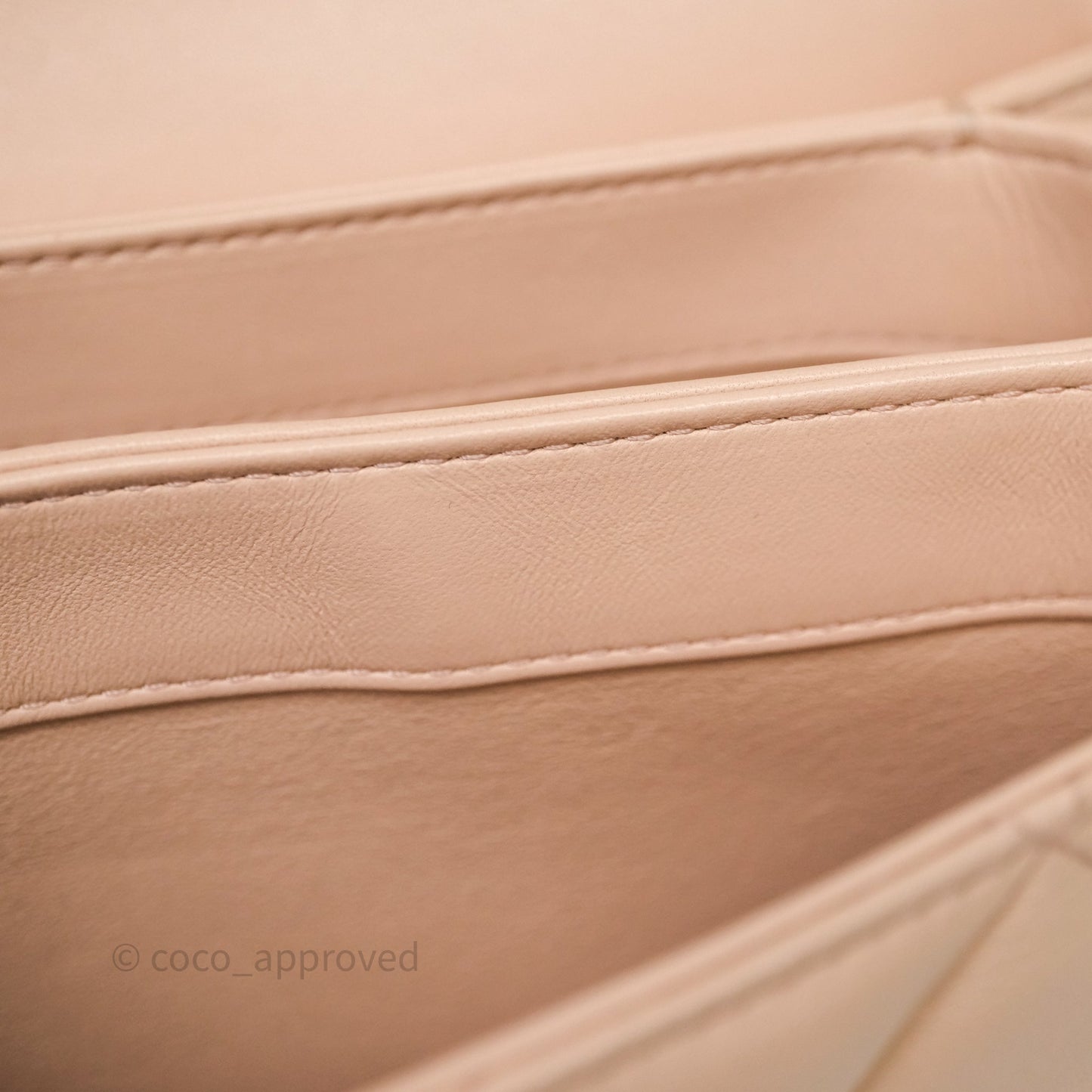 Chanel Small Trendy CC Beige Lambskin Gold Hardware