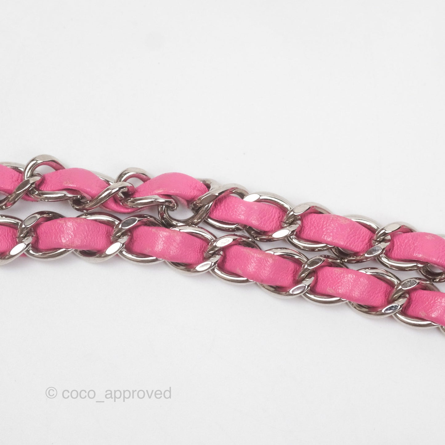 Chanel Quilted Mini Rectangular Flap Pink Lambskin Silver Hardware