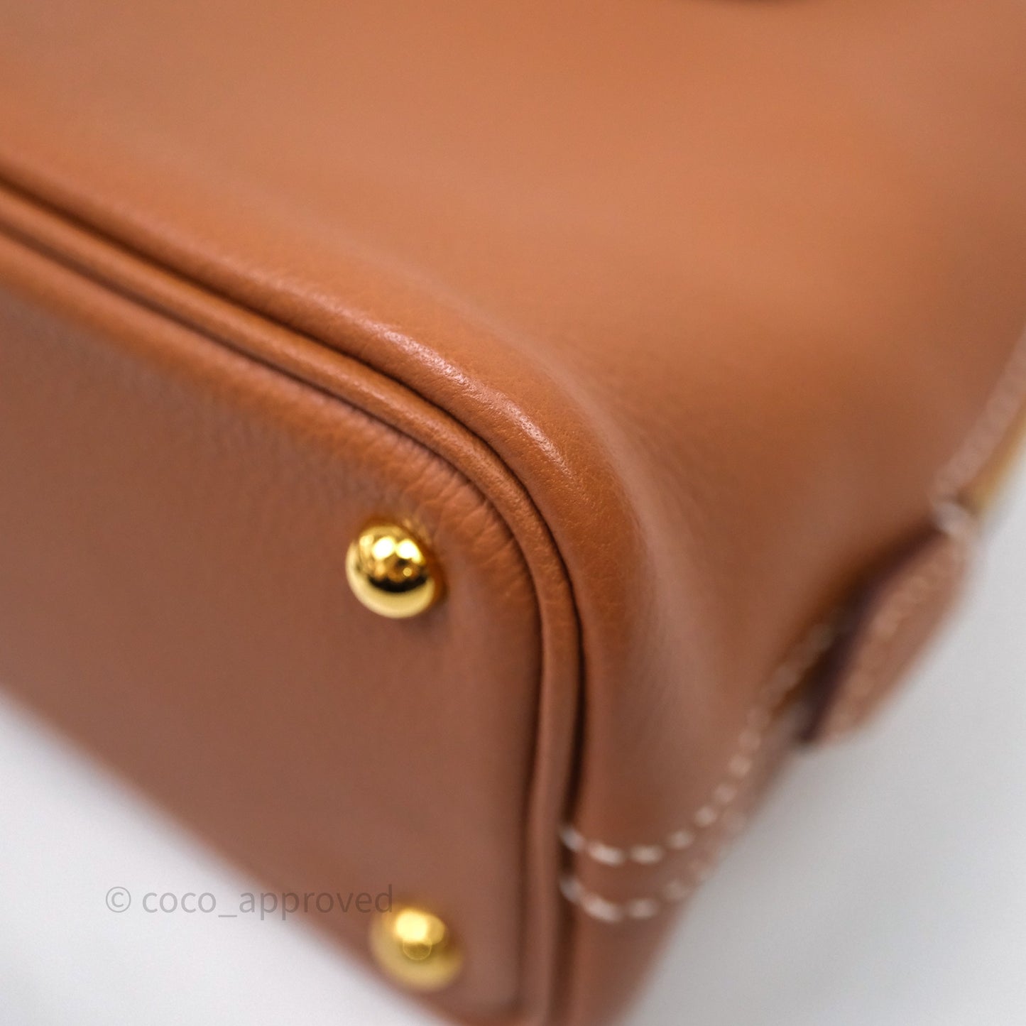 Hermès Bolide Mini 1923 Gold Evercolor Gold Hardware