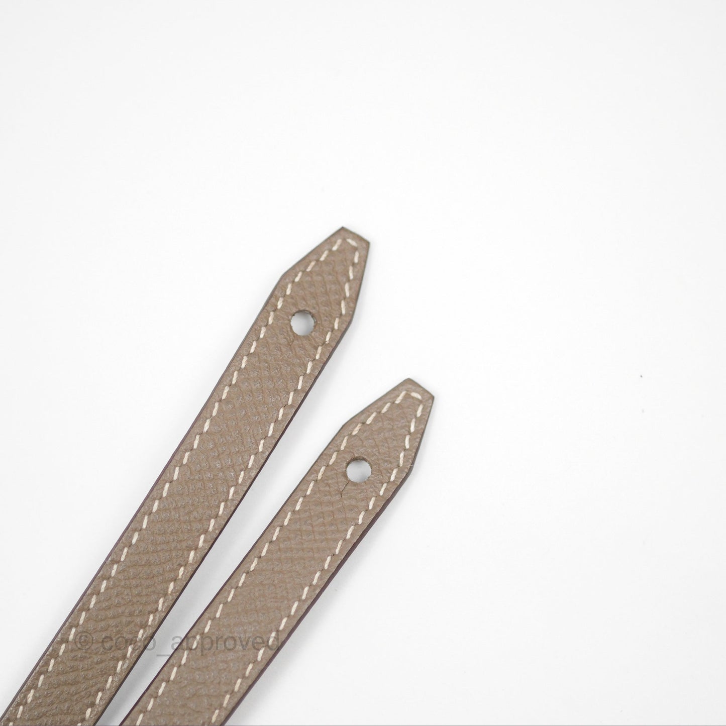 Hermès Clic 16 Wallet Etoupe 18 Epsom Palladium Hardware