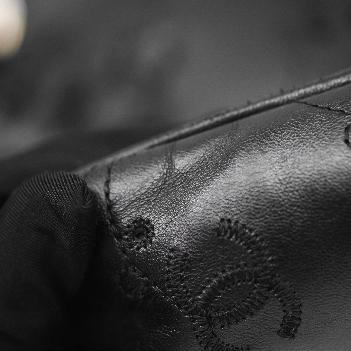 Chanel Embroidered Butterfly Flap Black Lambskin Ruthenium Hardware